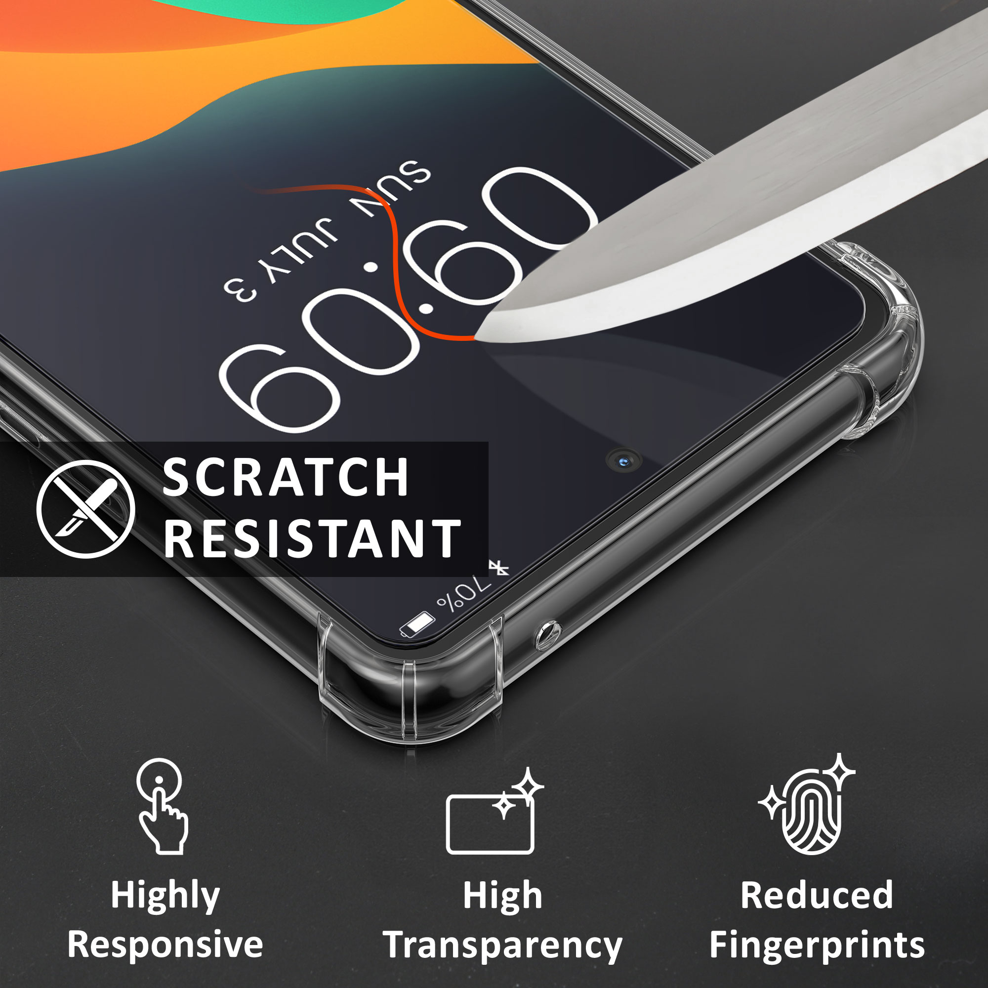 Pouzdro pro Samsung Galaxy A53 5G kalibri - transparentní