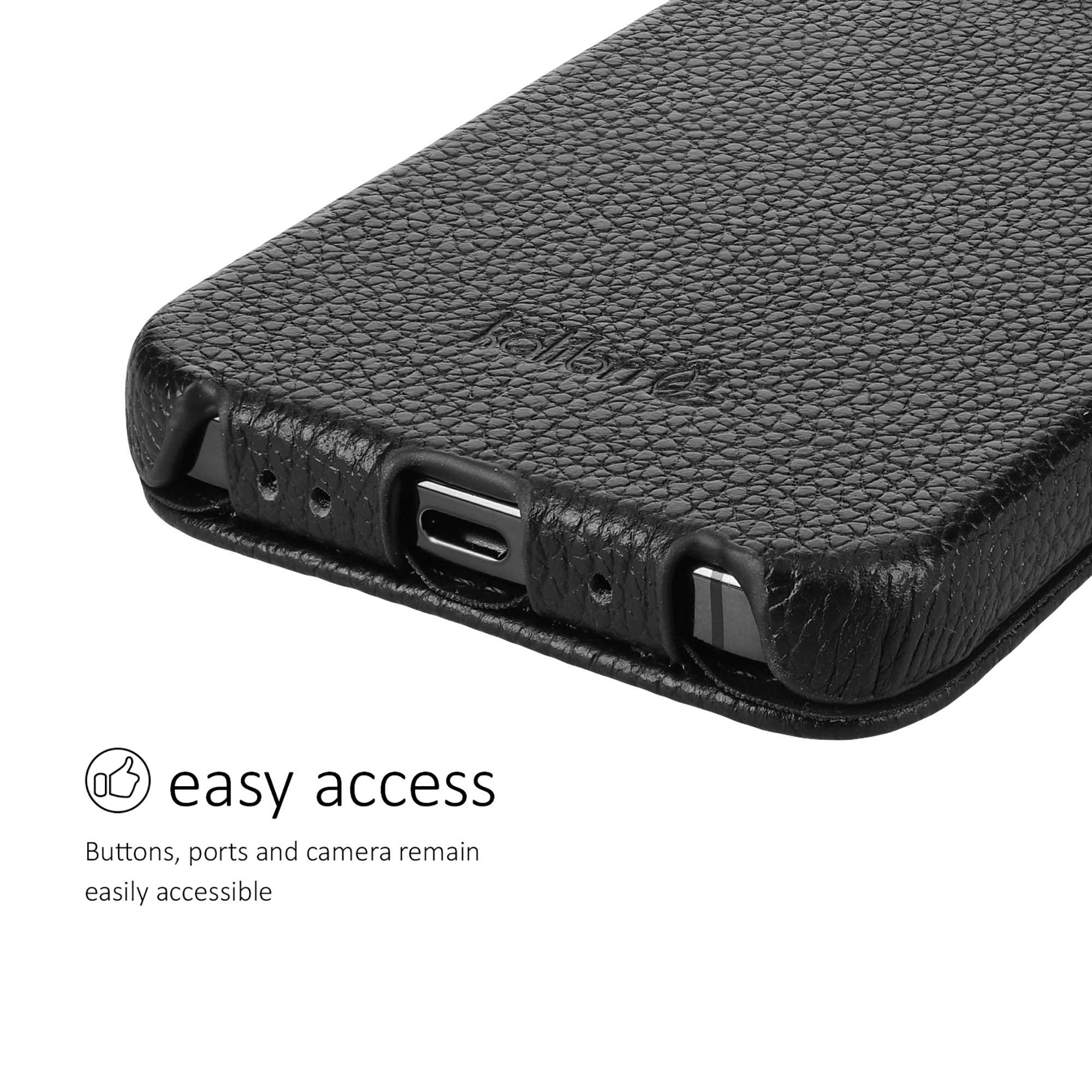 Flipové pouzdro kalibri pro iPhone 15 Pro - černá