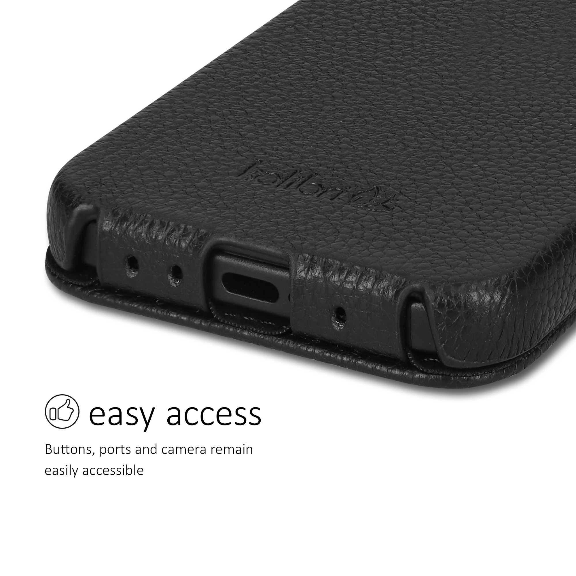 Flipové pouzdro pro Apple iPhone 16 kalibri tenké - černá