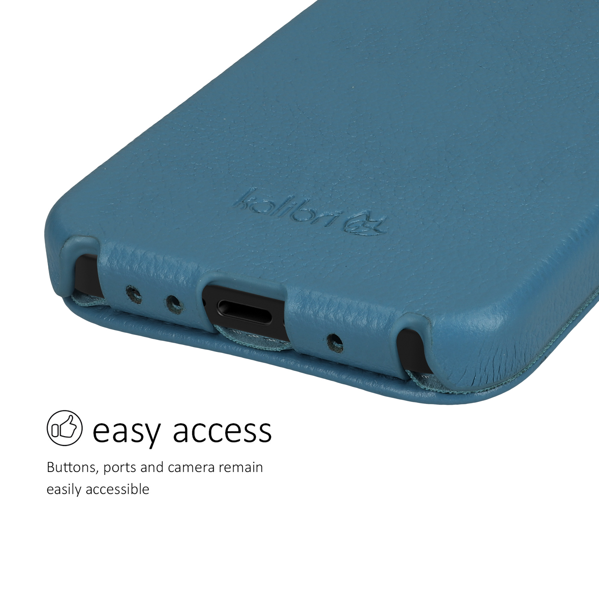 Flipové pouzdro Kalibri pro iPhone 17e / 16e - blue