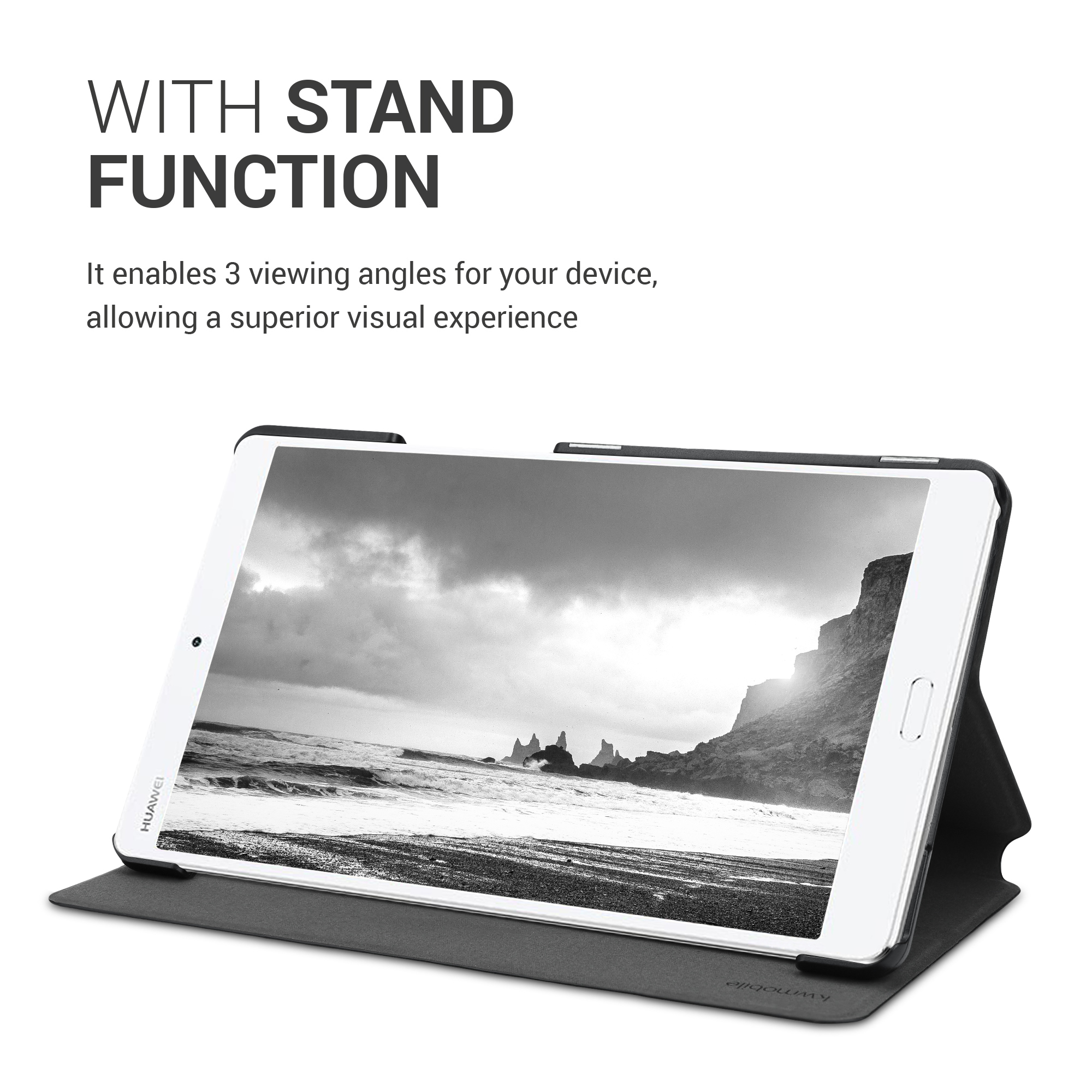 Pouzdro na tablet - Huawei MediaPad M3 8 - kwmobile - černá
