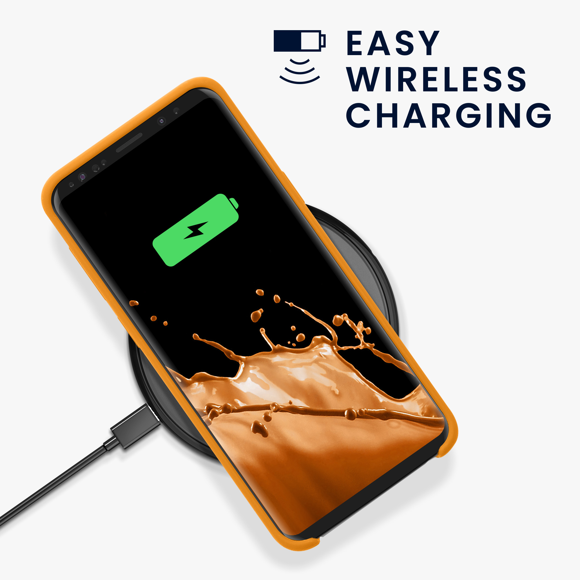 Kryt na mobil Galaxy S9 kwmobile šťavnatě oranžový