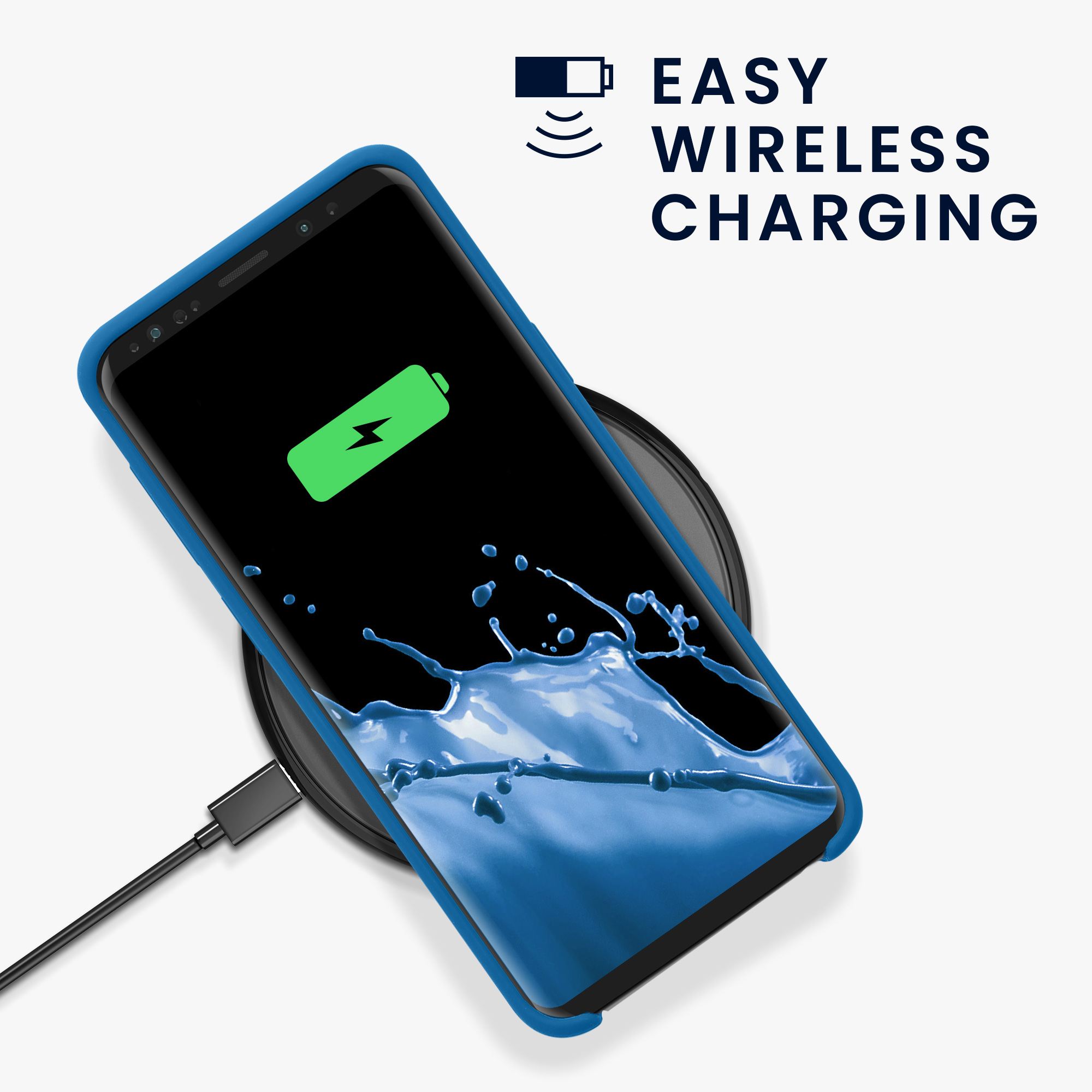 Kryt na mobil Samsung Galaxy S9 kwmobile modrá Blue Reef