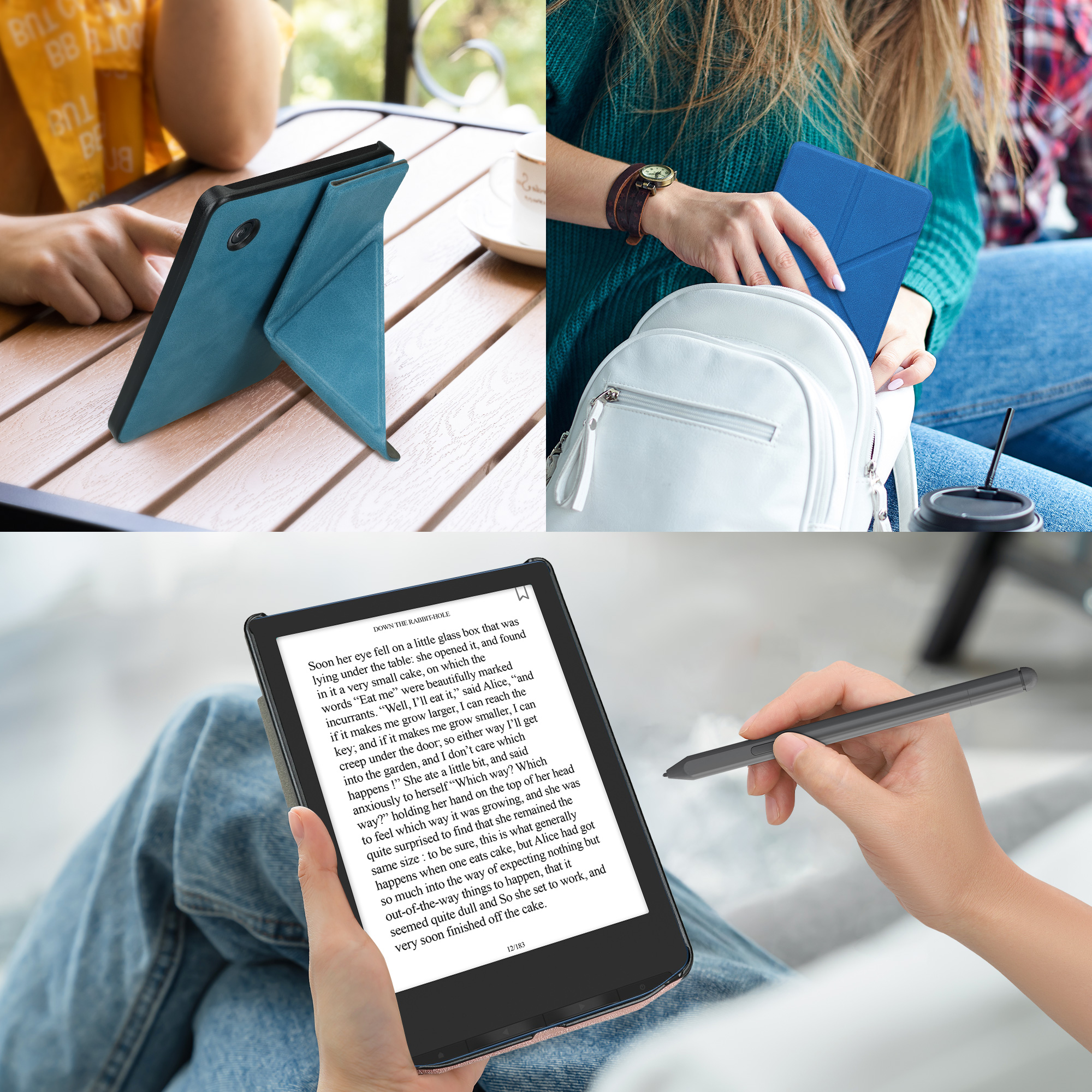Pouzdro na čtečku kwmobile pro Pocketbook InkPad 3 / 3 Pro / Color /… - černá