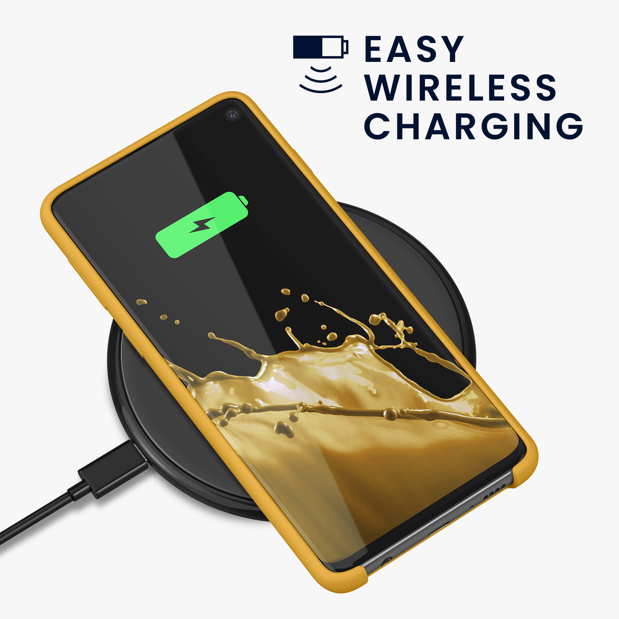 Kryt na mobil Samsung Galaxy S10 kwmobile TPU mango
