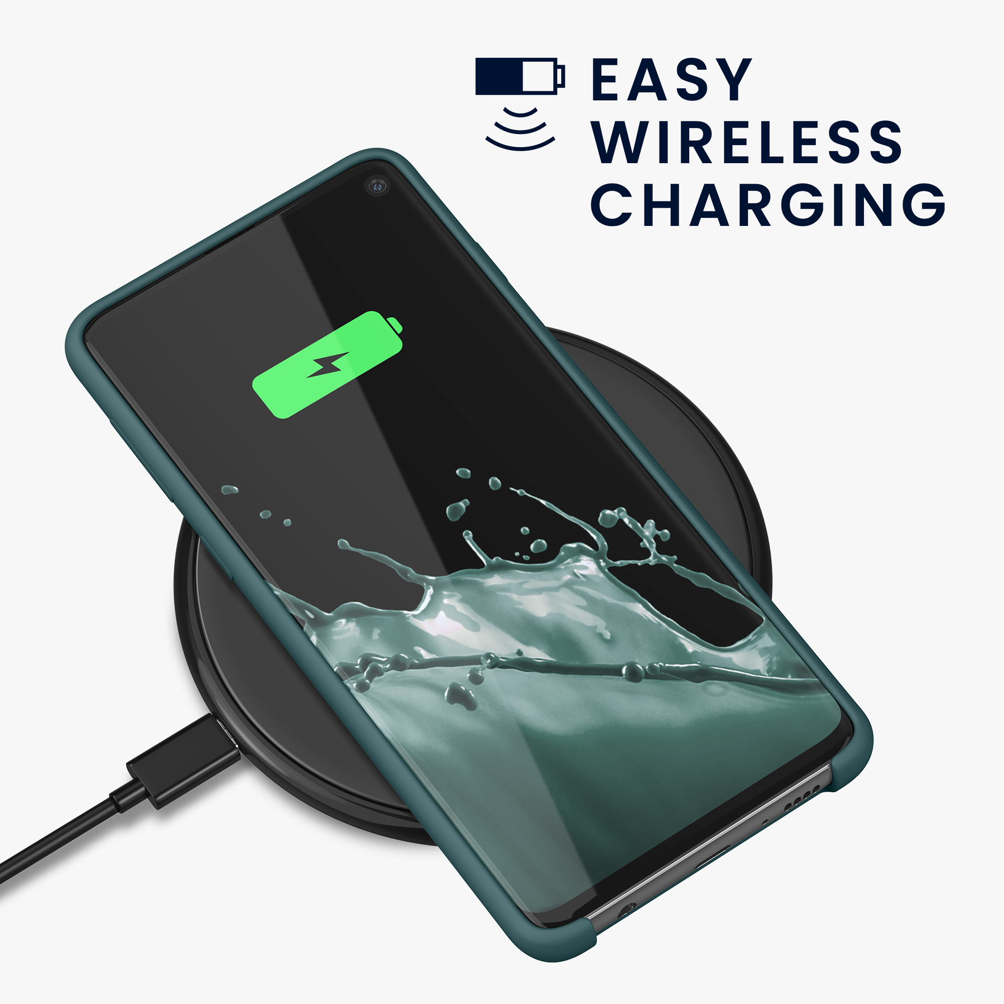 Kryt na mobil Samsung Galaxy S10 kwmobile TPU Arctic Night