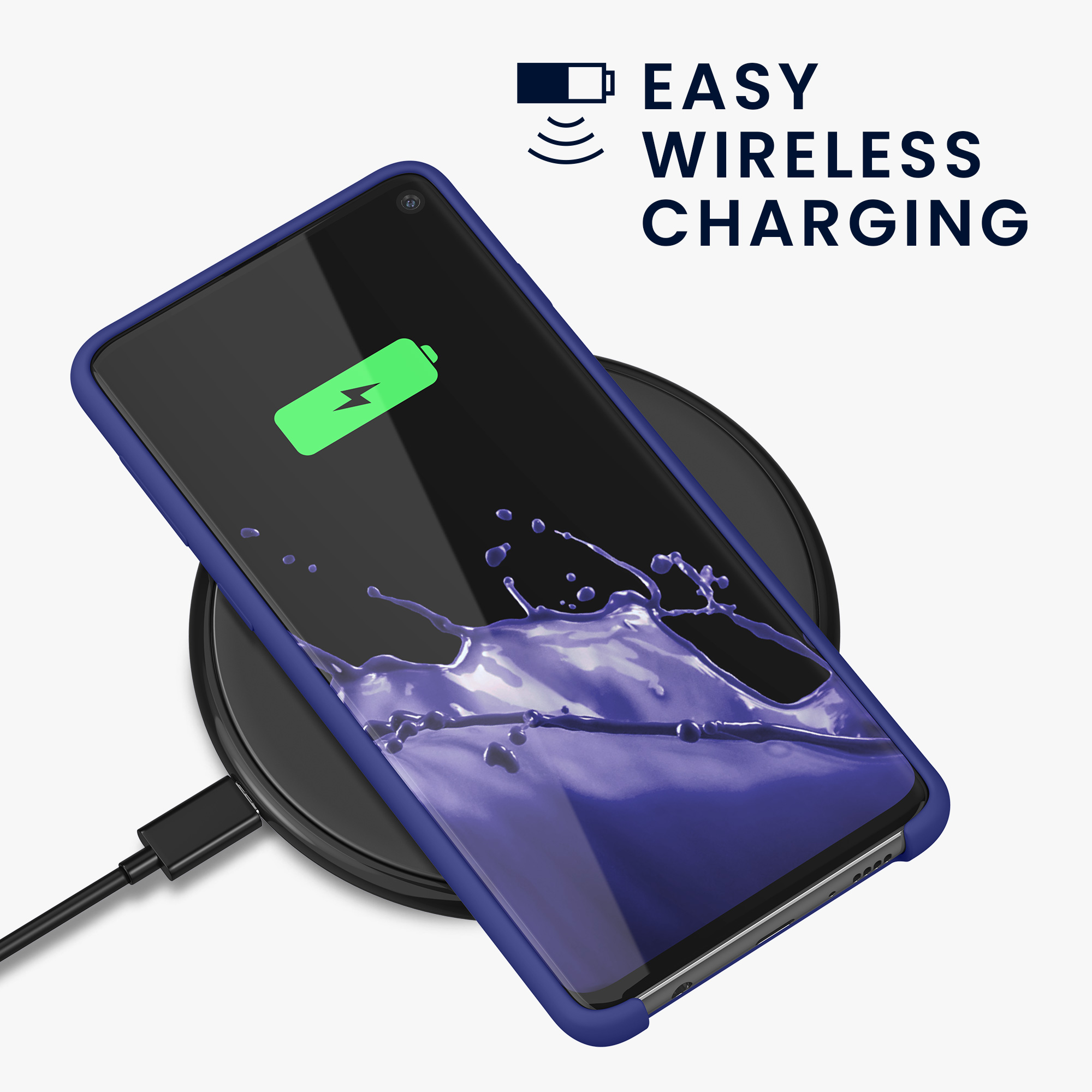 Kryt na mobil Samsung Galaxy S10 kwmobile TPU modrý