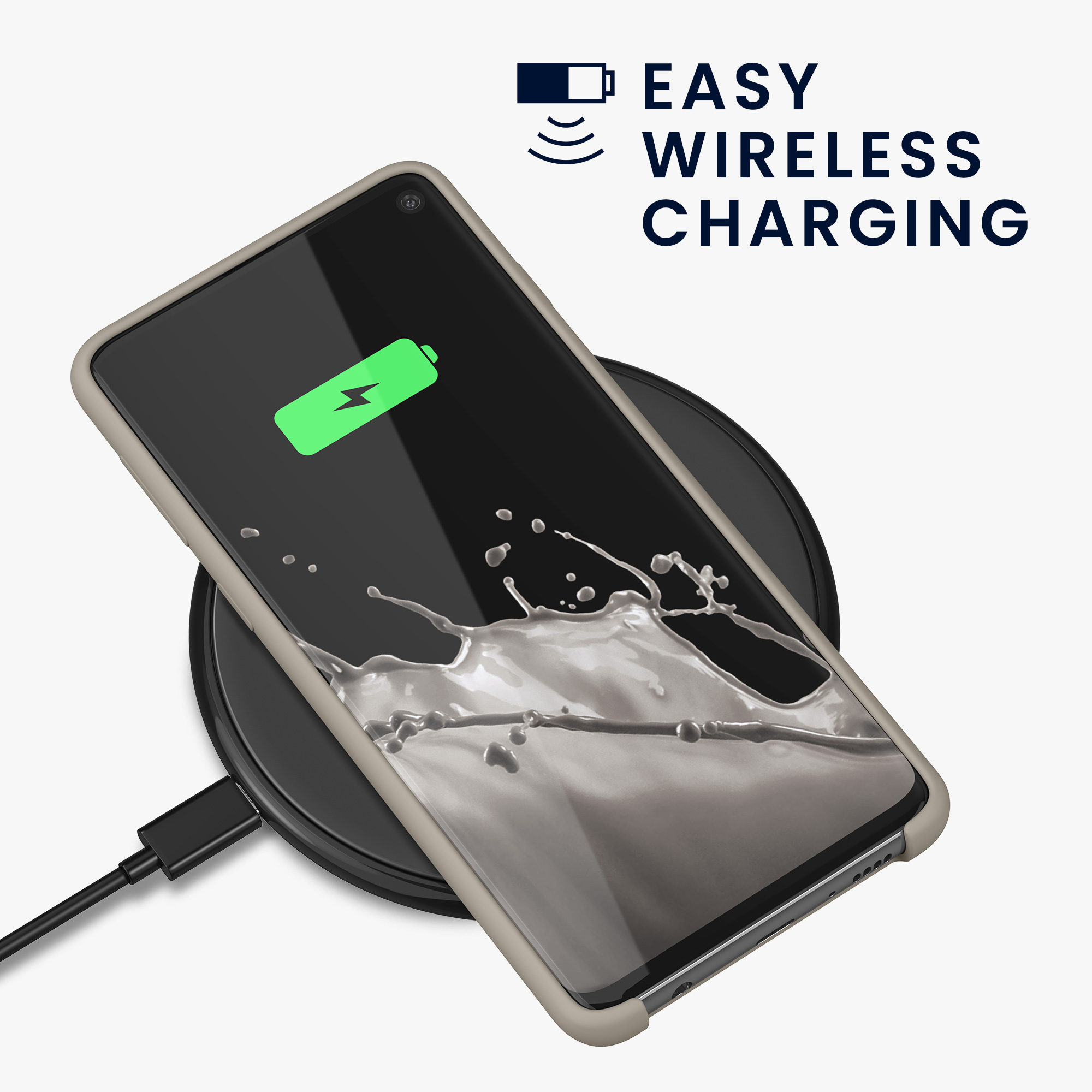Kryt na mobil Samsung Galaxy S10 kwmobile TPU béžový