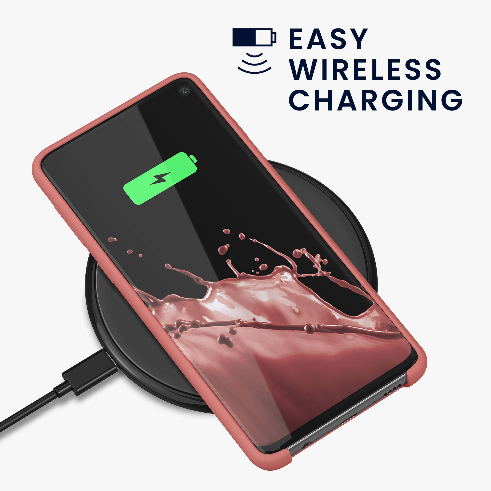 Kryt na mobil Samsung Galaxy S10 kwmobile TPU Winter Rose