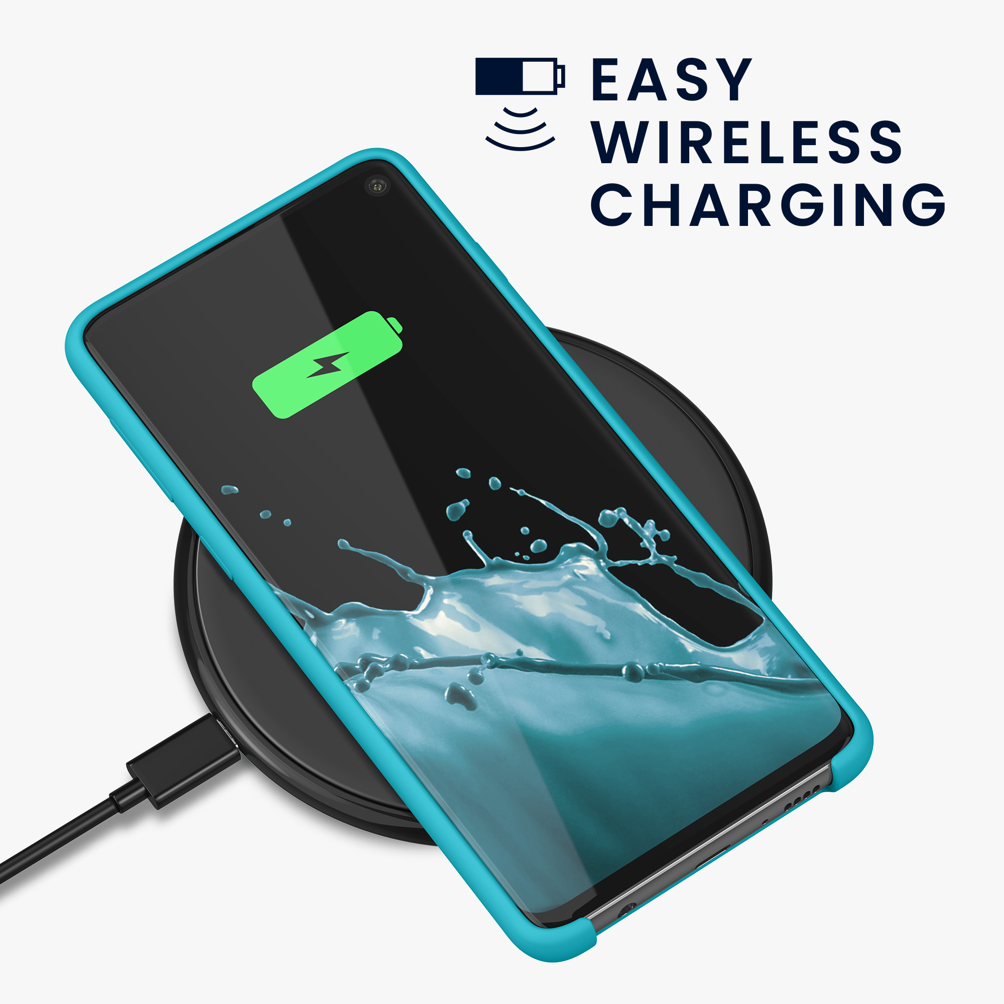 Kryt na mobil Samsung Galaxy S10 kwmobile TPU Cool Glacier