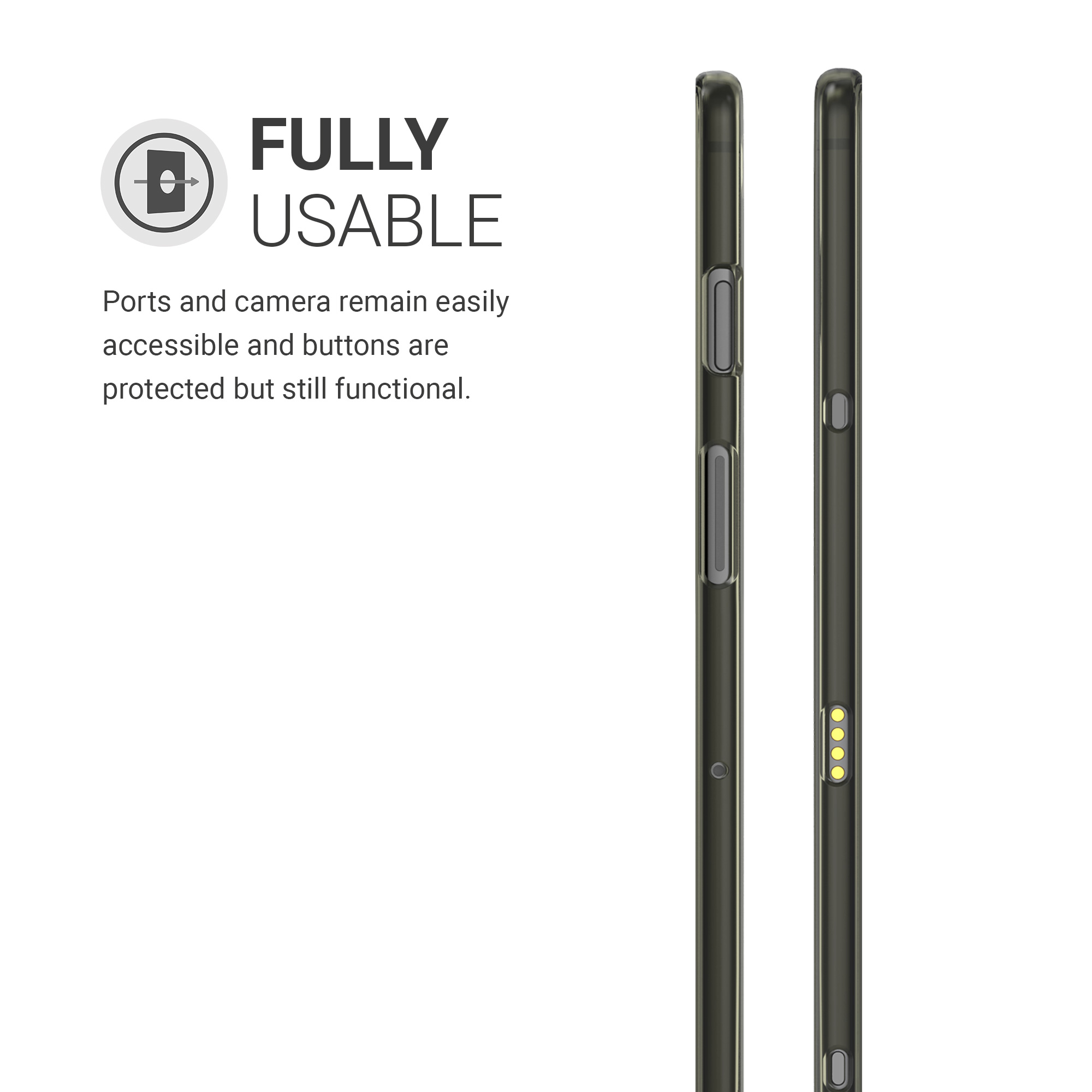 Pouzdro pro Samsung Galaxy Tab S5e kwmobile TPU - černá / transparentní