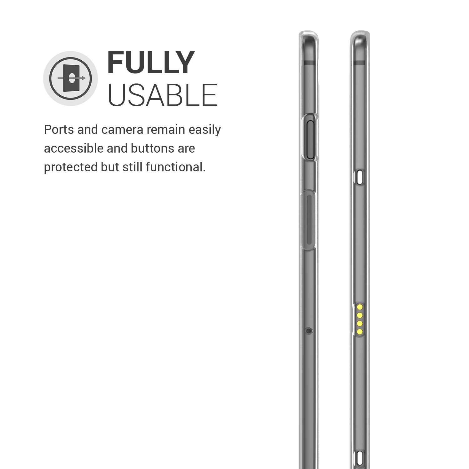 Zadní obal na tablet Galaxy Tab S5e kwmobile matně transparentní