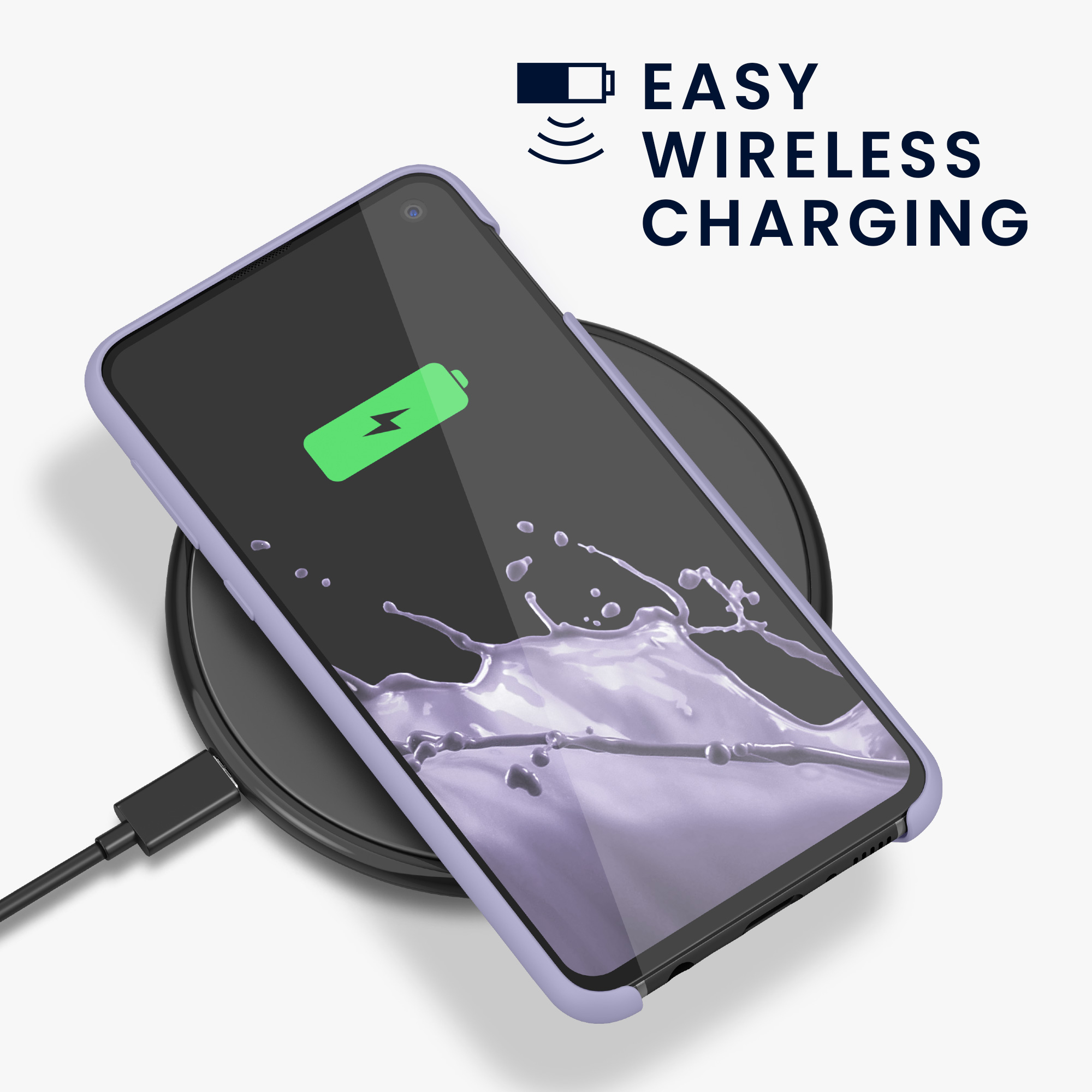 Kryt na mobil Samsung Galaxy S10e kwmobile TPU levandulový