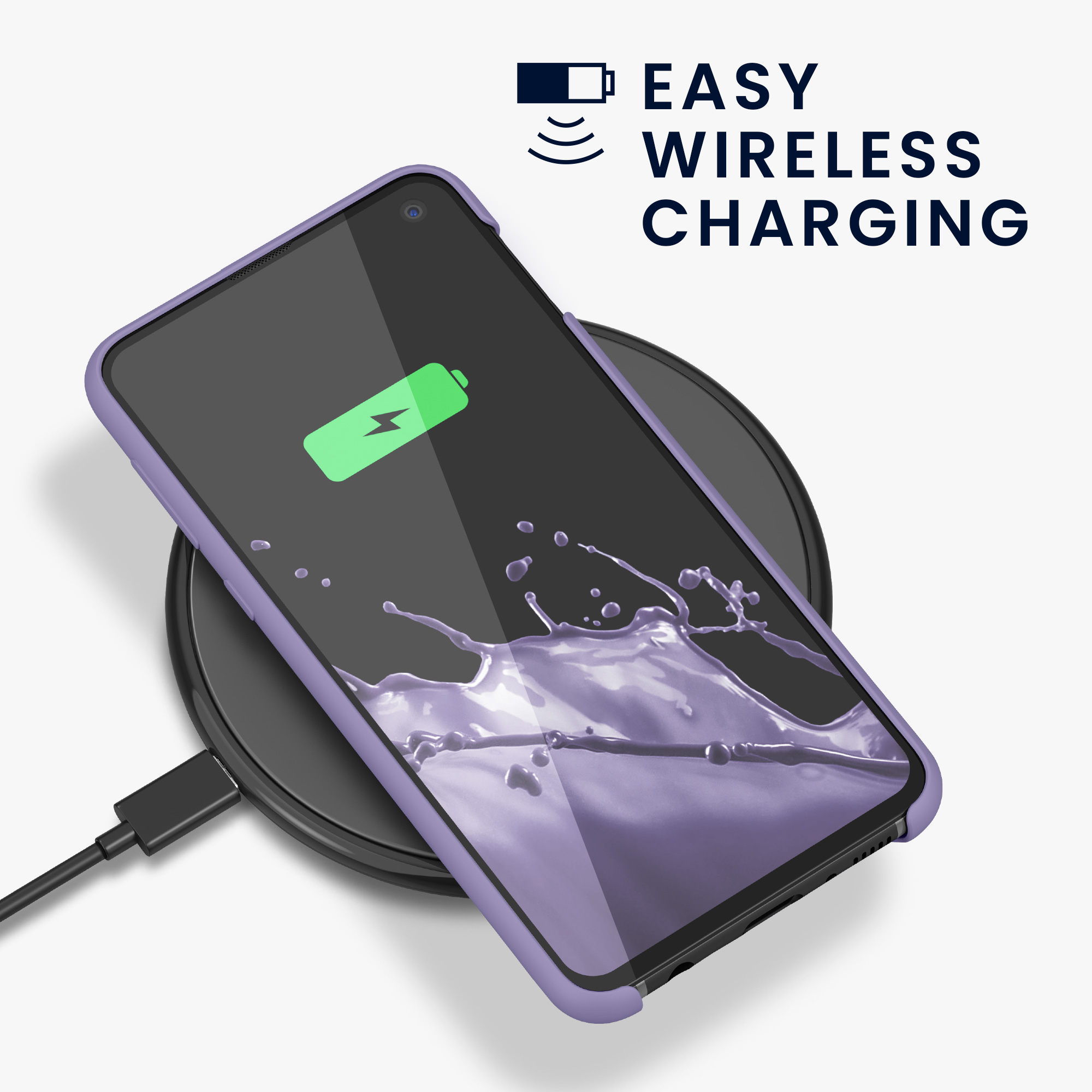 Kryt na mobil Samsung Galaxy S10e kwmobile TPU fialovo-purpurový