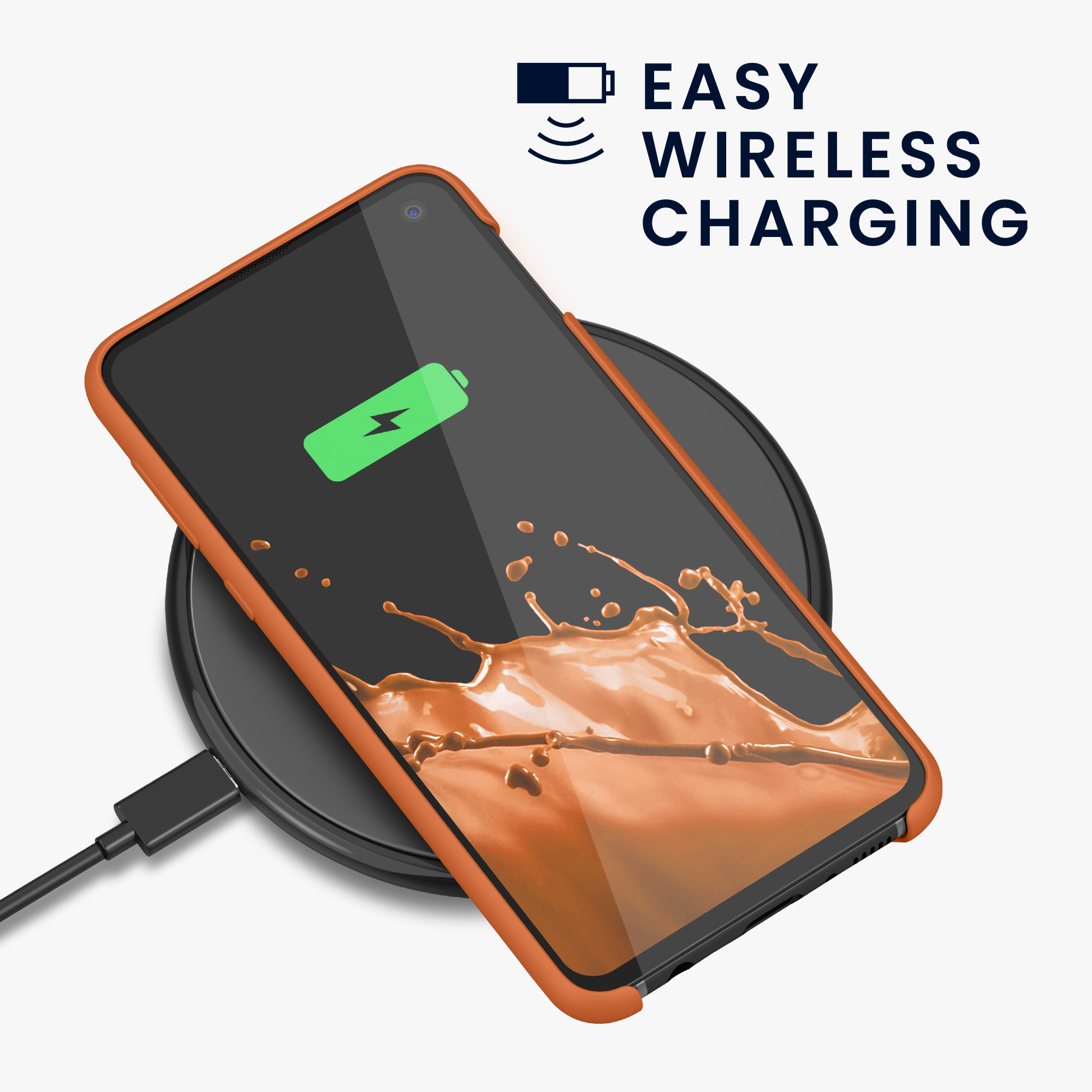 Kryt na mobil Samsung Galaxy S10e kwmobile TPU Warm Apricot