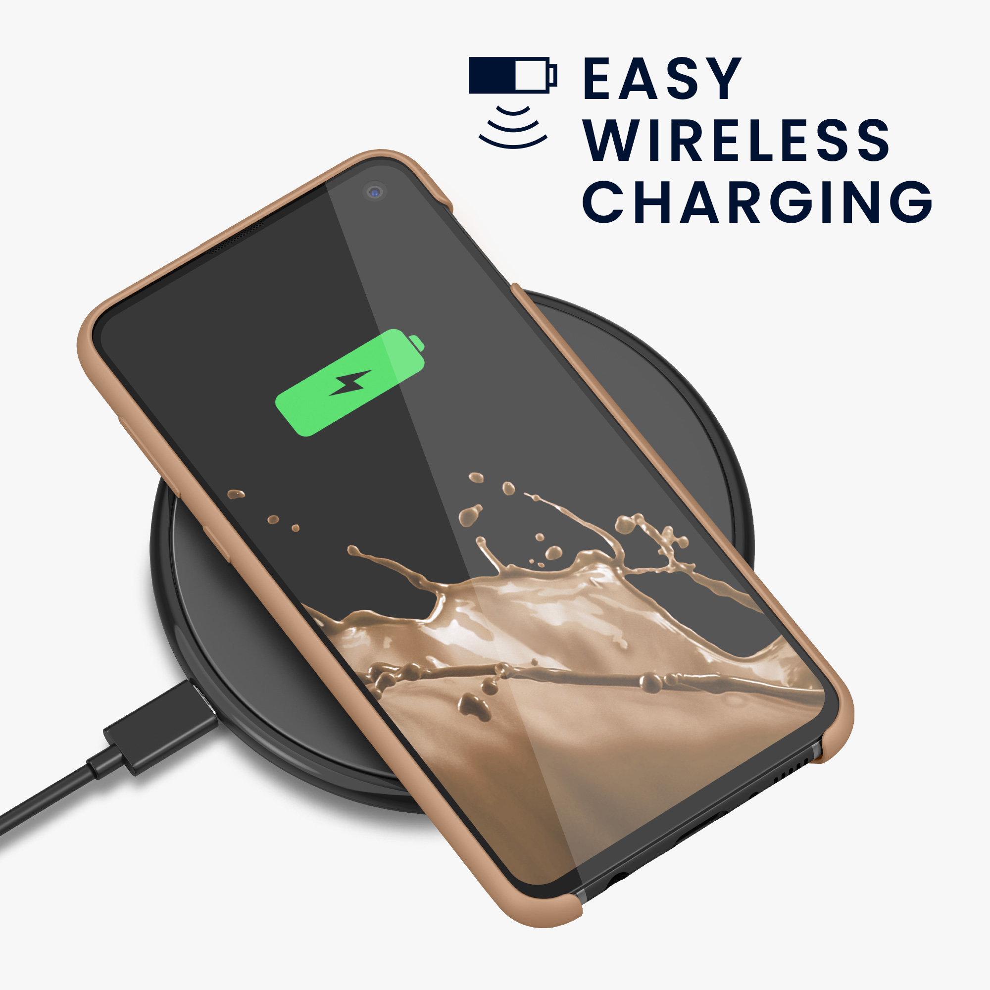 Kryt na mobil Samsung Galaxy S10e kwmobile TPU Cappuccino