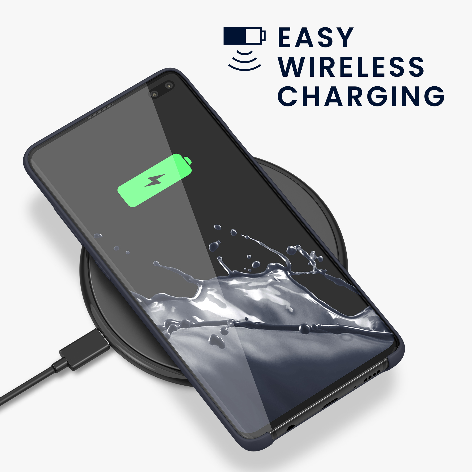 Kryt na mobil Samsung Galaxy S10 Plus / S10+ kwmobile TPU borůvkově modrý