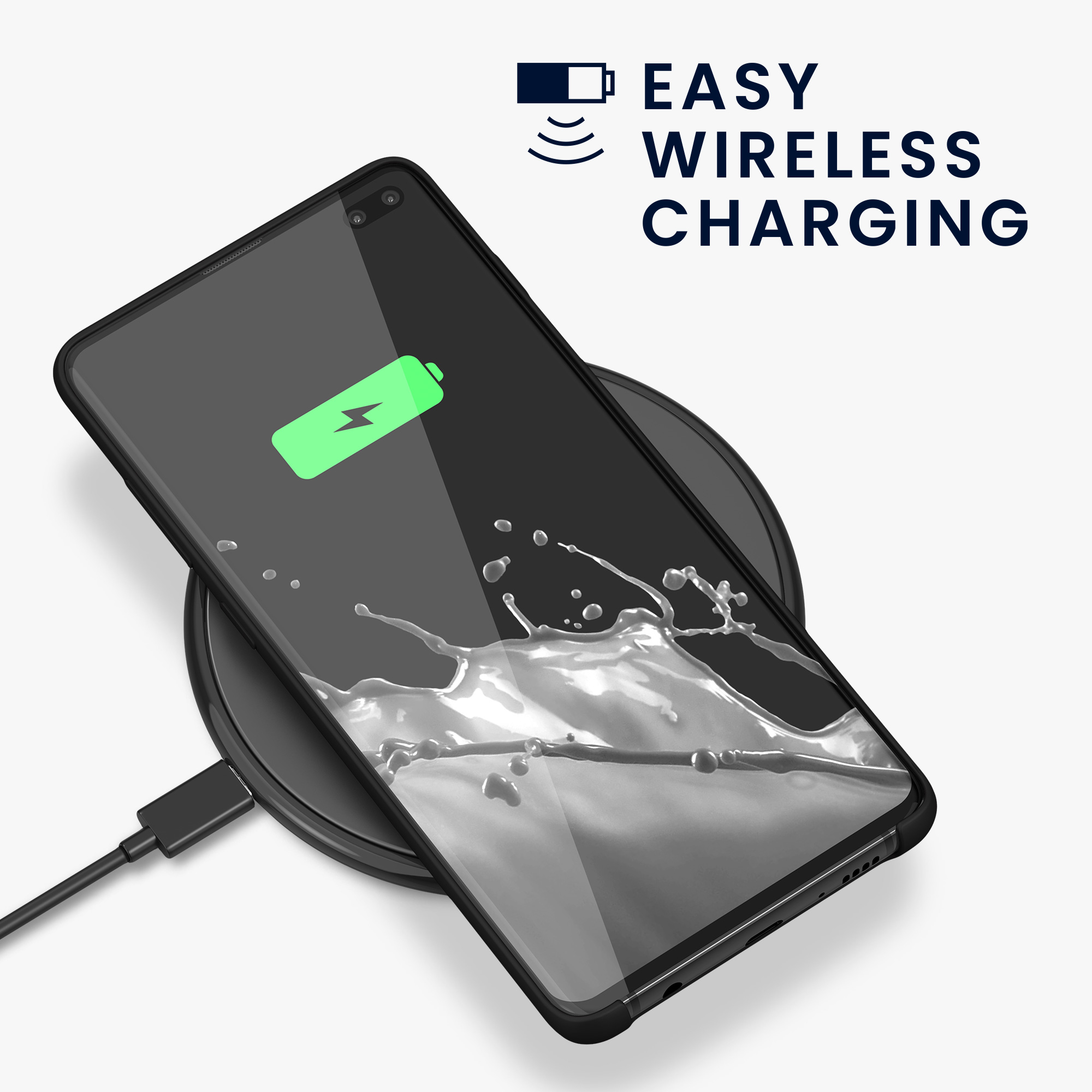 Kryt na mobil Samsung Galaxy S10 Plus / S10+ kwmobile TPU matně černý