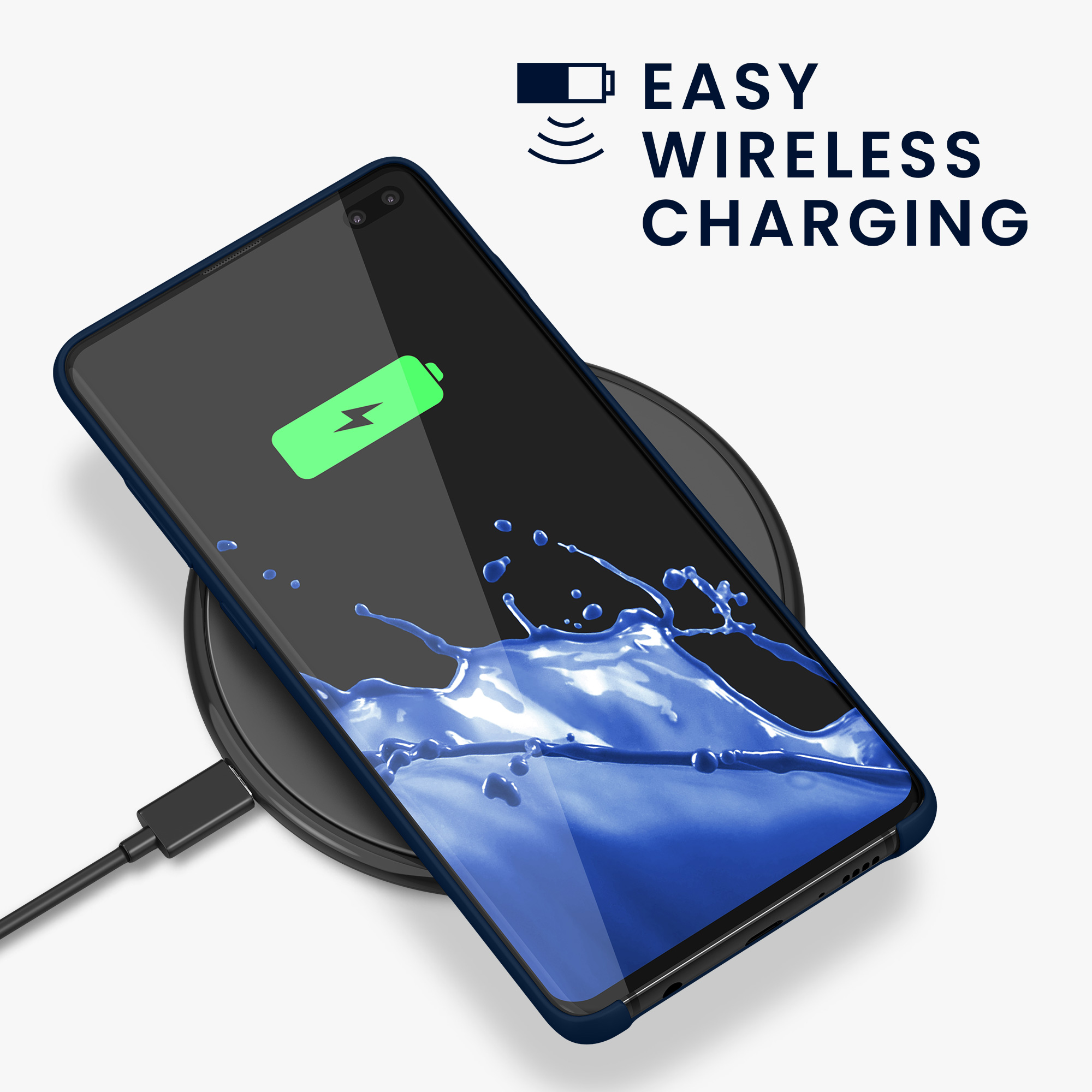 Kryt na mobil Samsung Galaxy S10 Plus / S10+ kwmobile TPU modrý