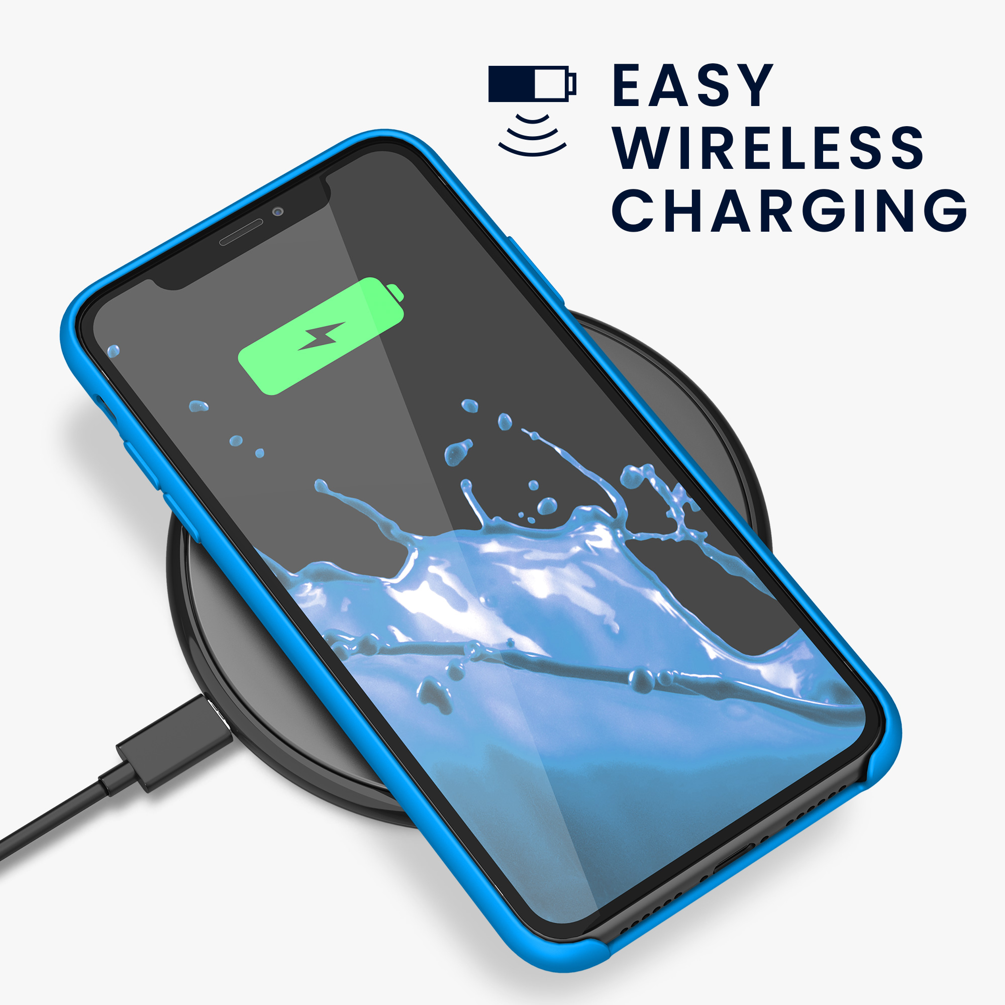 Kryt na mobil kwmobile iPhone 11 - Wireless Charging Radiant Blue