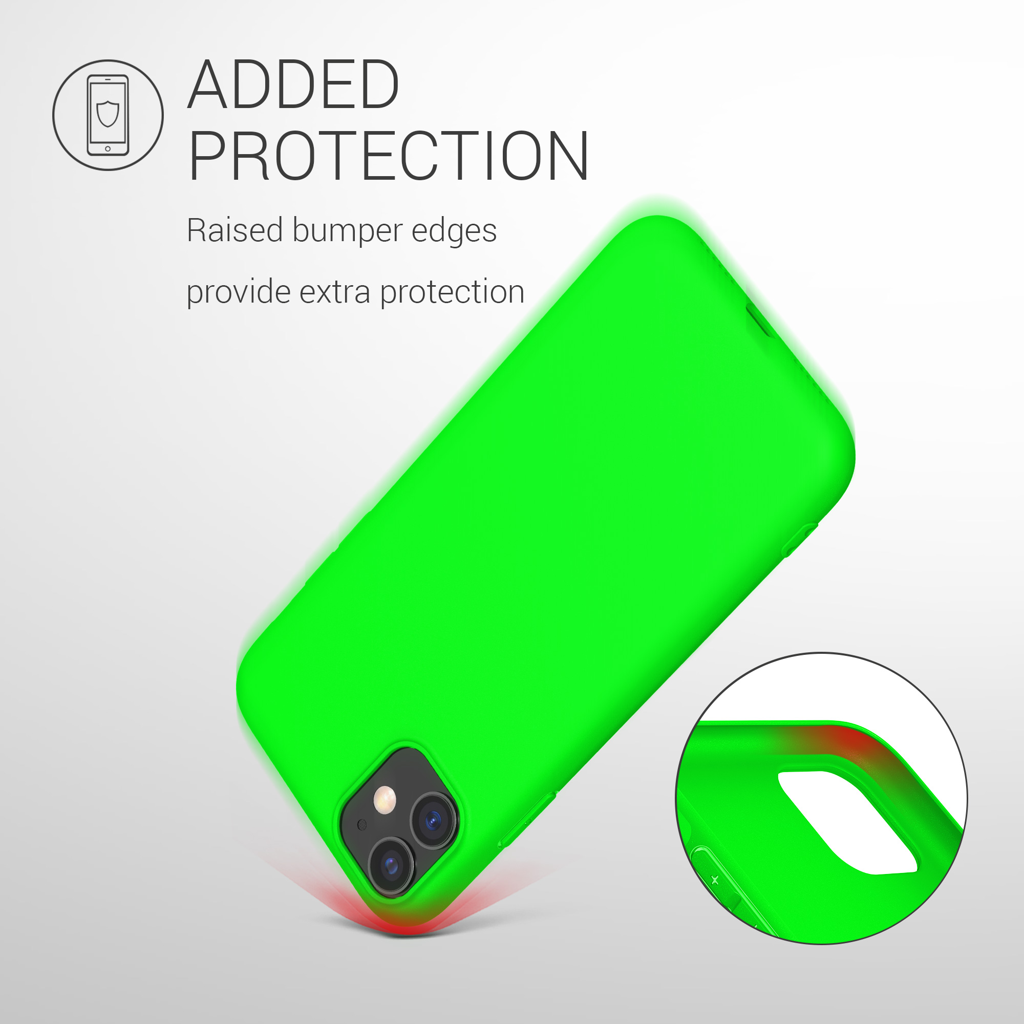 Kryt na mobil kwmobile iPhone 11 - neonově zelená
