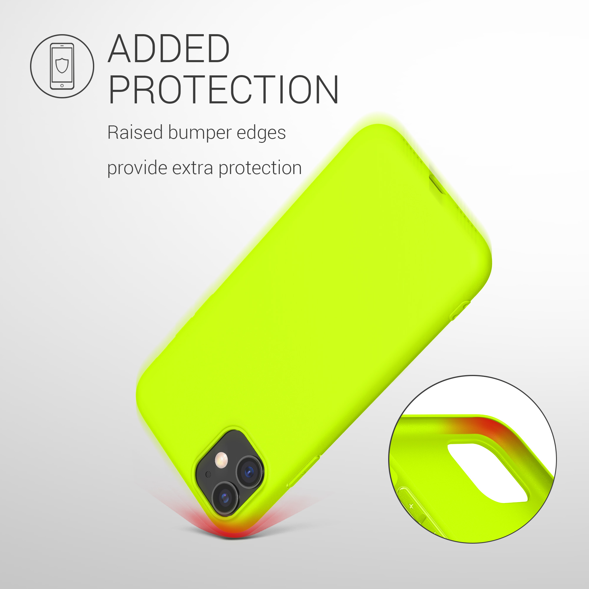 Kryt na mobil kwmobile iPhone 11 - neonově žlutá