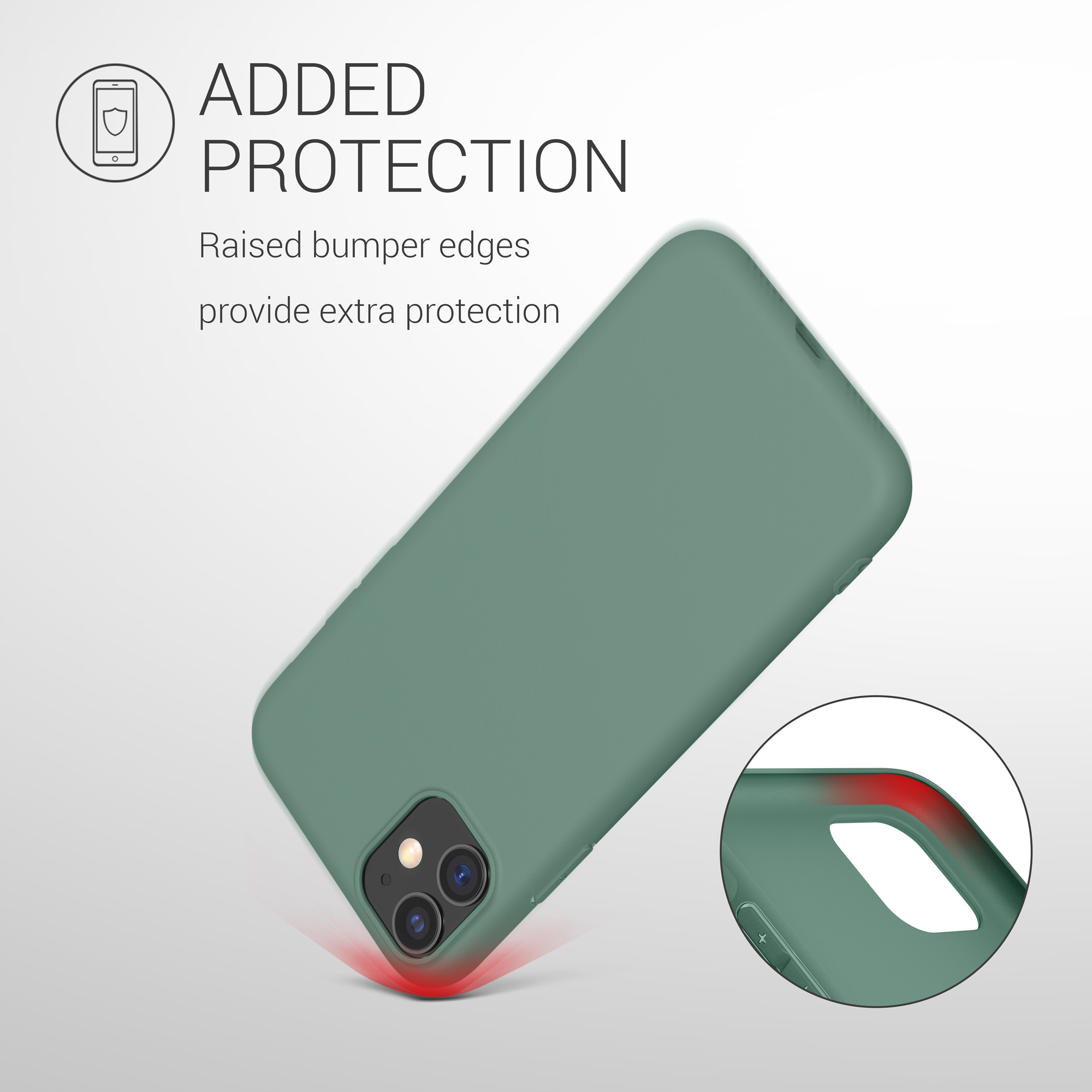 Kryt na mobil kwmobile iPhone 11 - lesní zelená