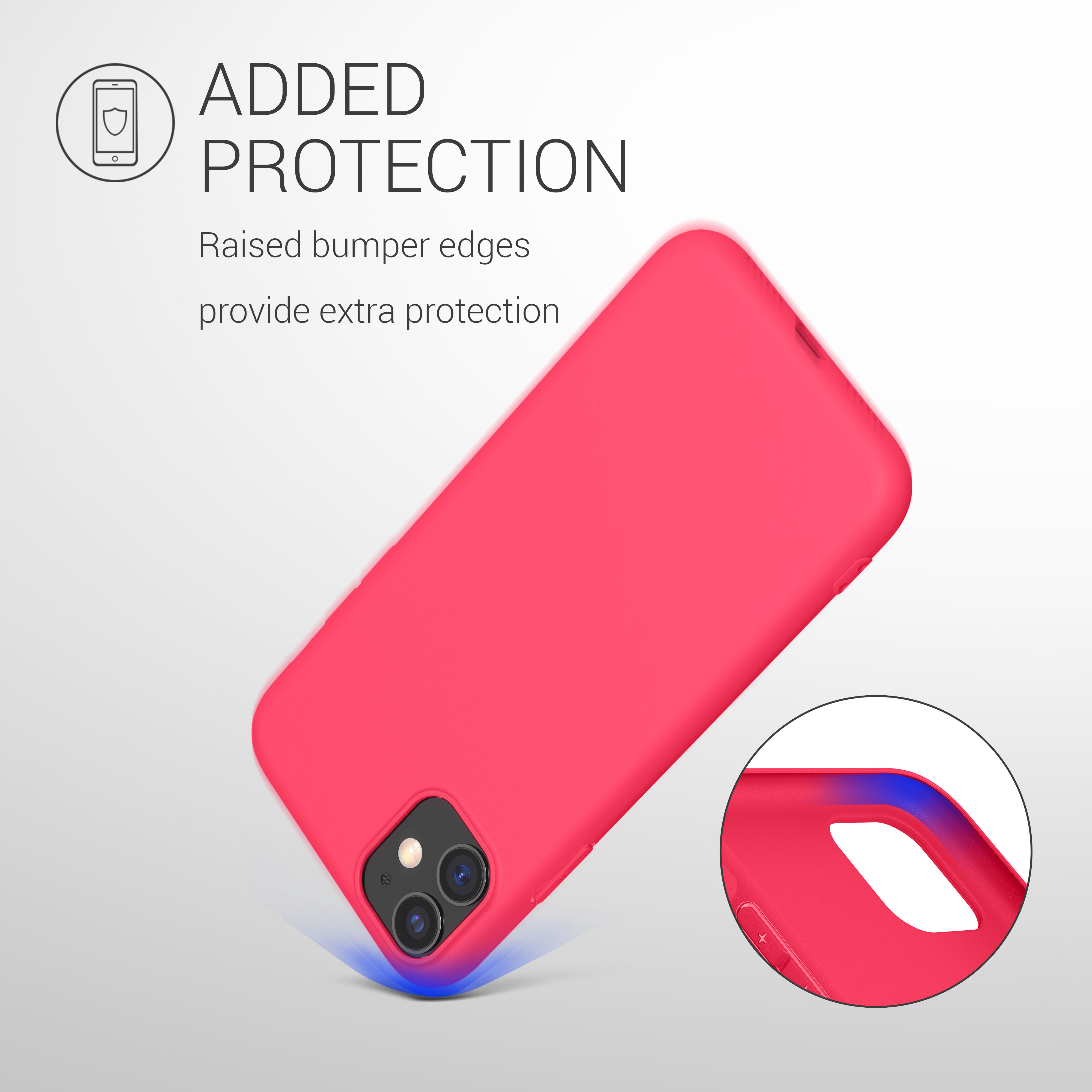 Pouzdro pro Apple iPhone 11 kwmobile TPU - sytá růžová