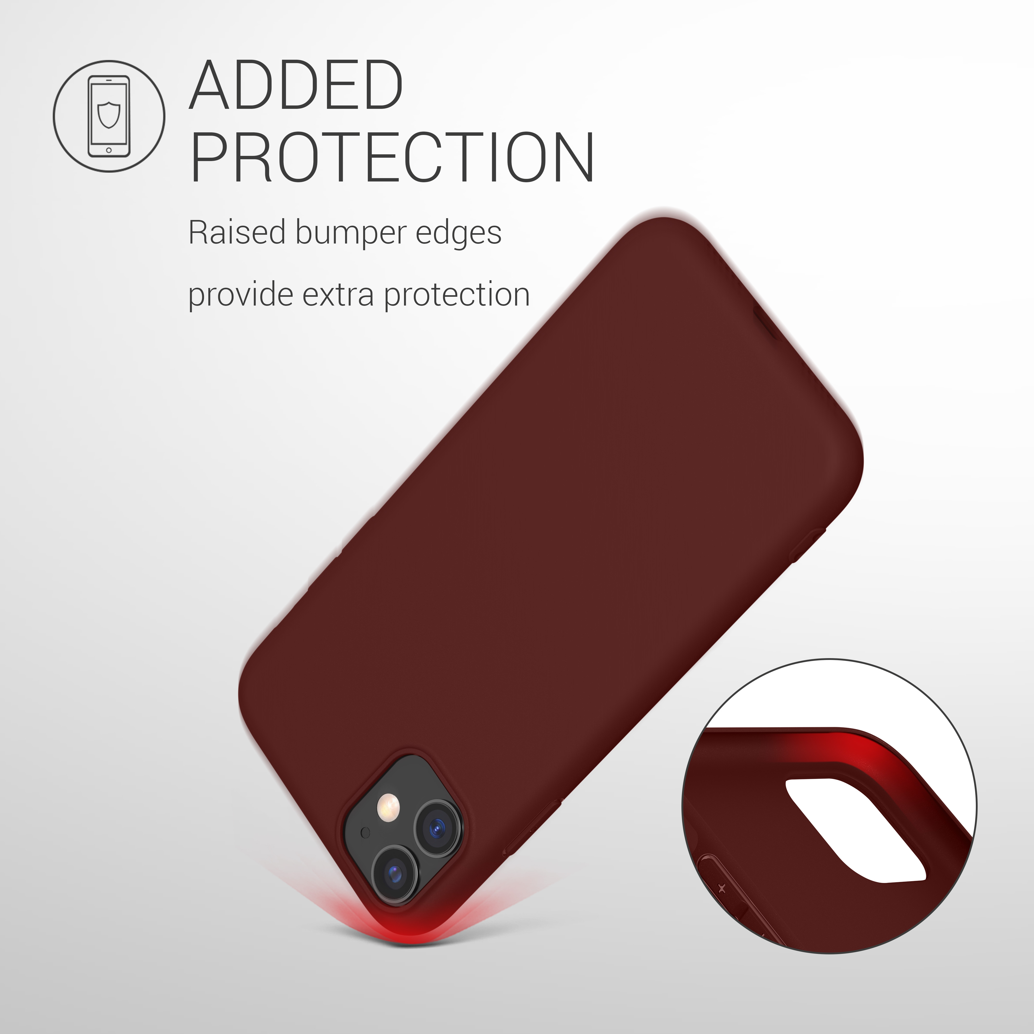 Pouzdro pro Apple iPhone 11 kwmobile TPU - vínově fialová