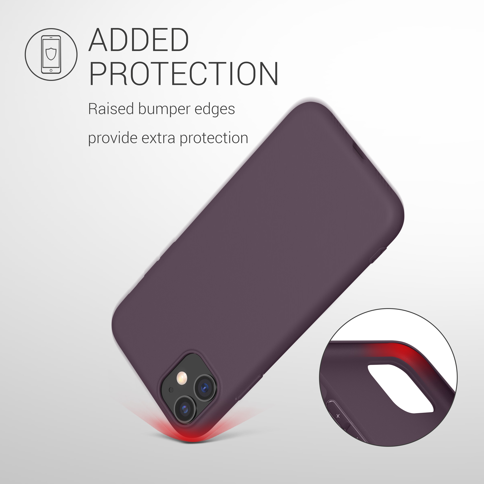 Pouzdro pro Apple iPhone 11 kwmobile TPU - pastelová kosatcová