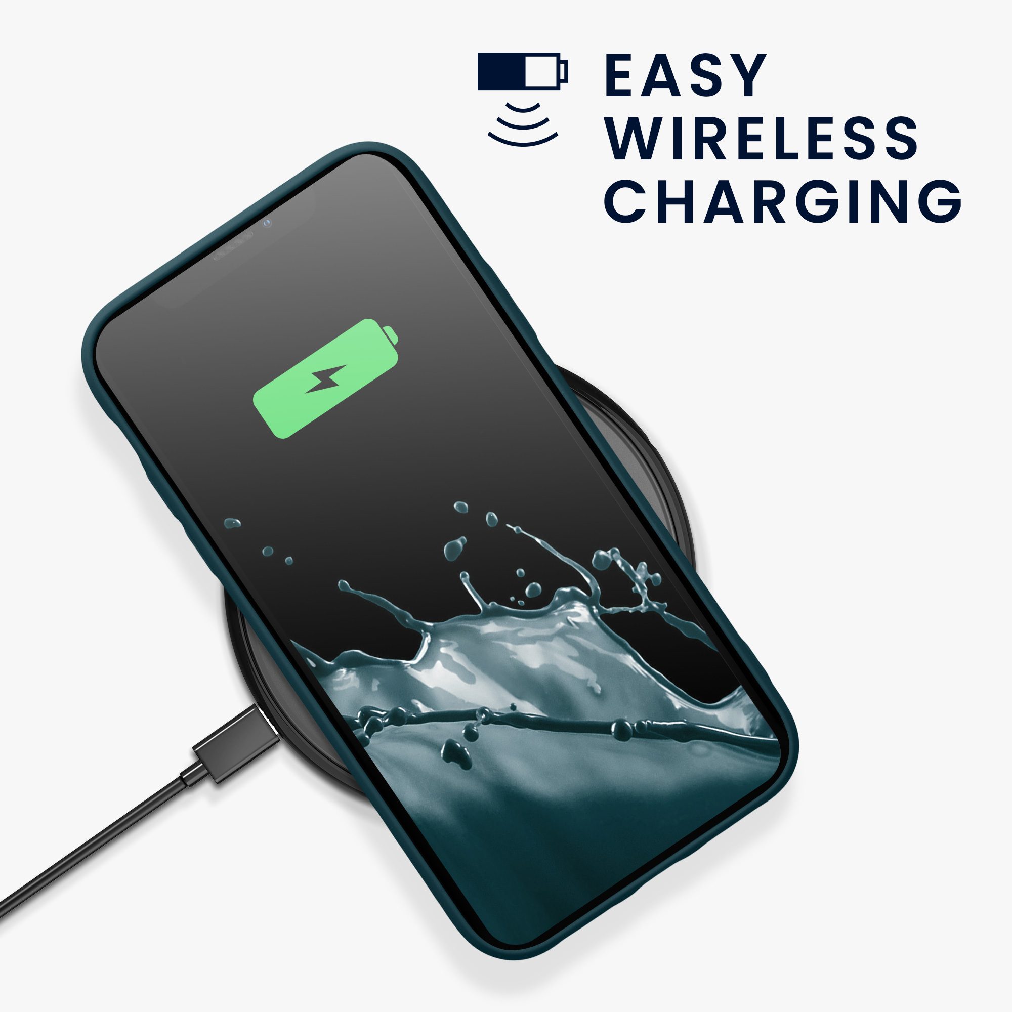 Silikonový kryt na mobil kwmobile pro Apple iPhone XR - matná petrolejová