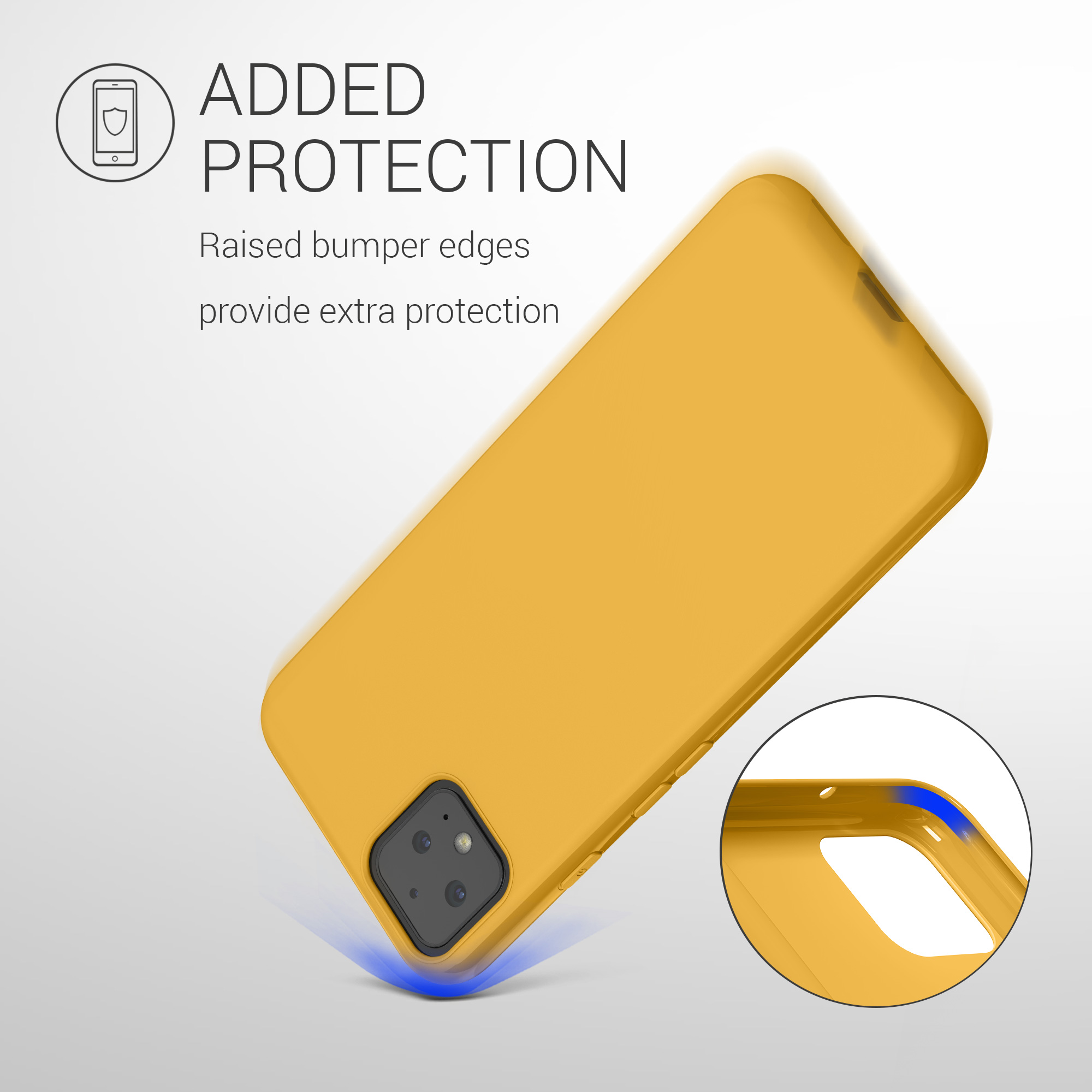 Zadní kryt kwmobile pro Google Pixel 4 - medově žlutá