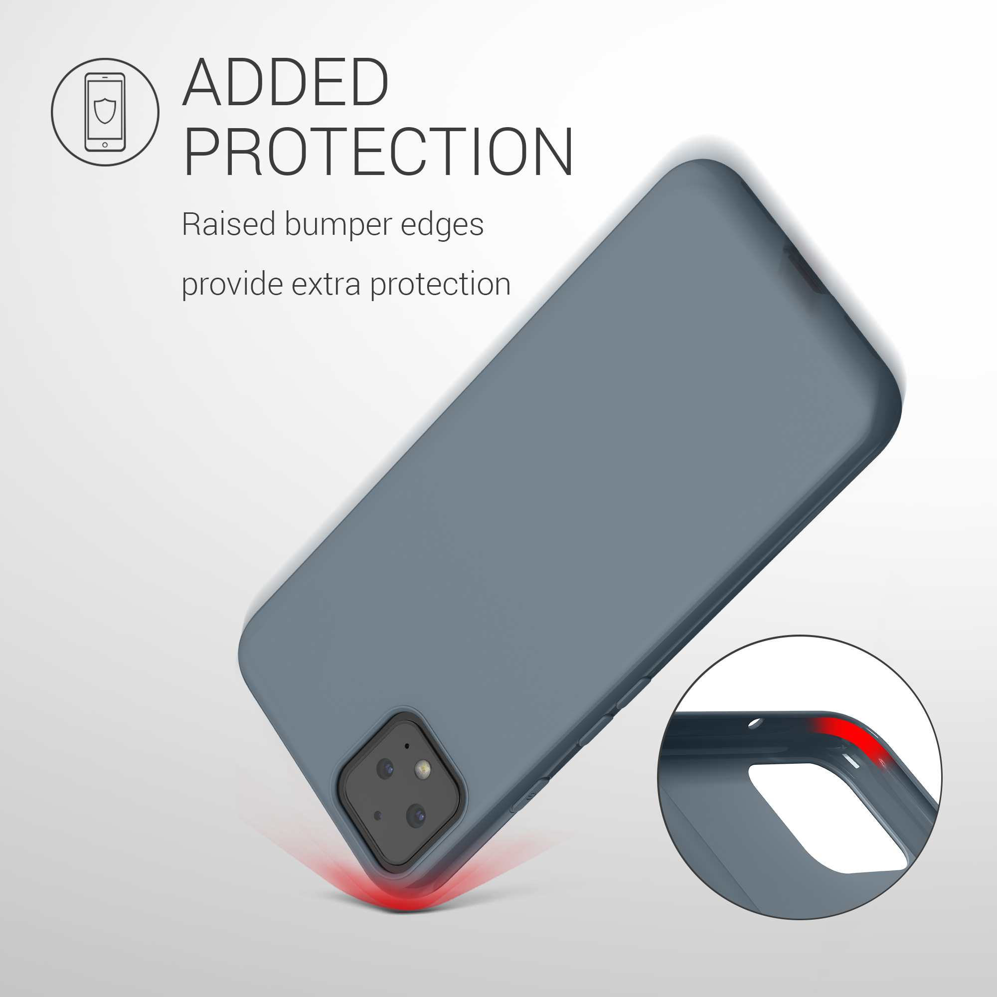 Zadní kryt kwmobile pro Google Pixel 4 - tmavě břidlicová