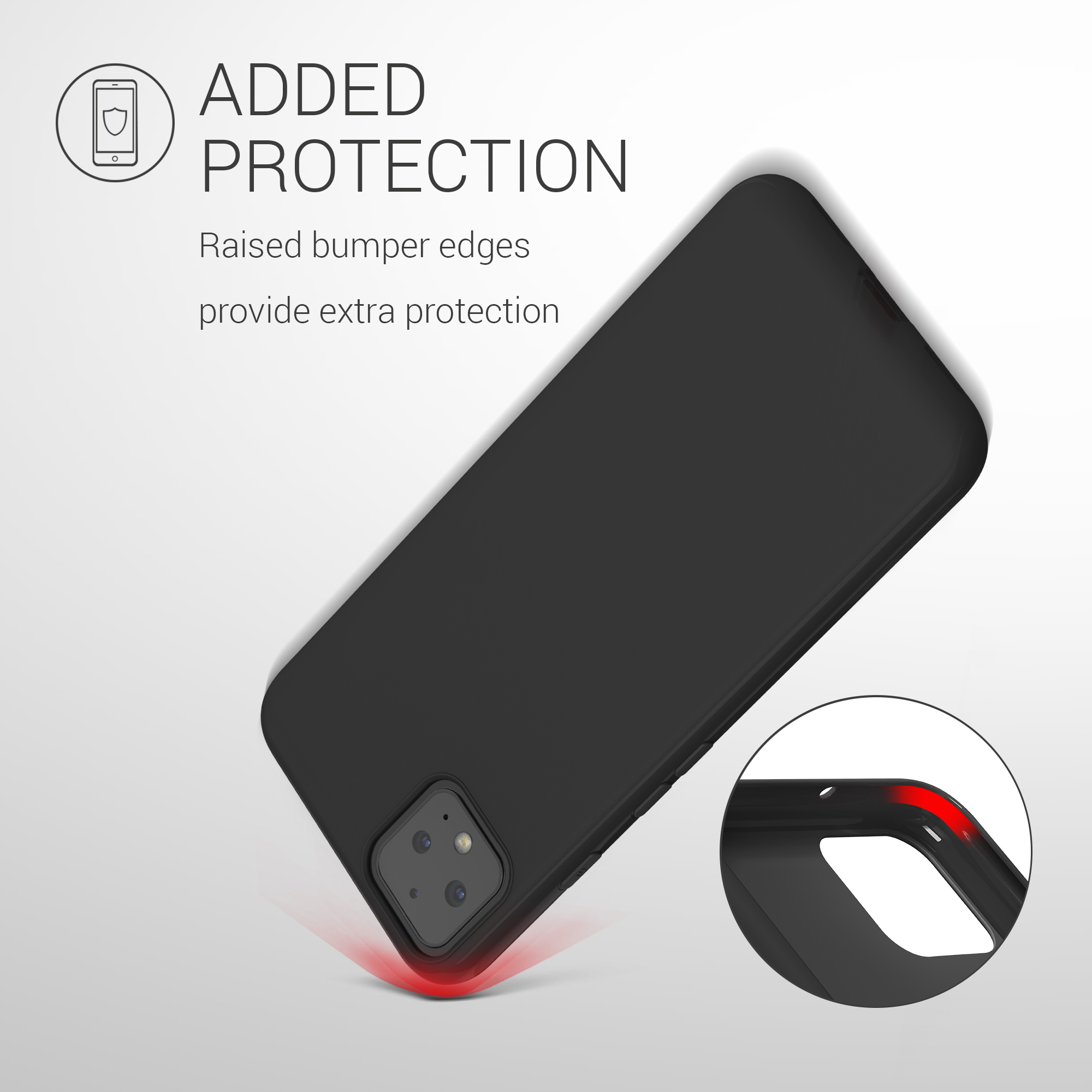 Zadní kryt kwmobile pro Google Pixel 4 - matná černá