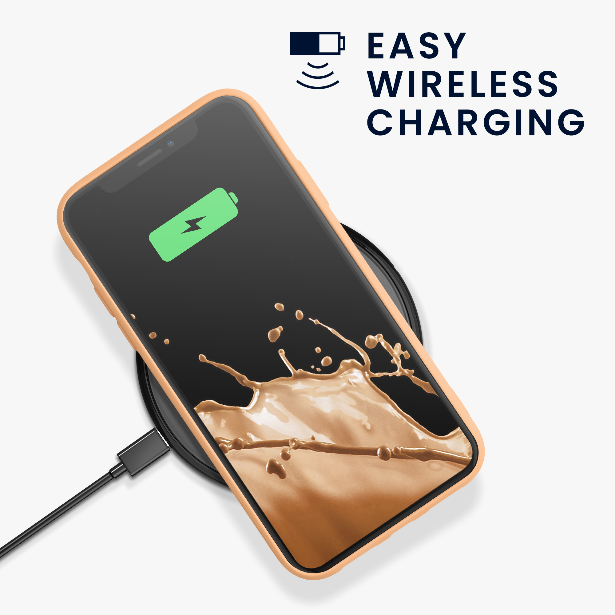 Kryt na mobil kwmobile iPhone 11 Case - broskvová