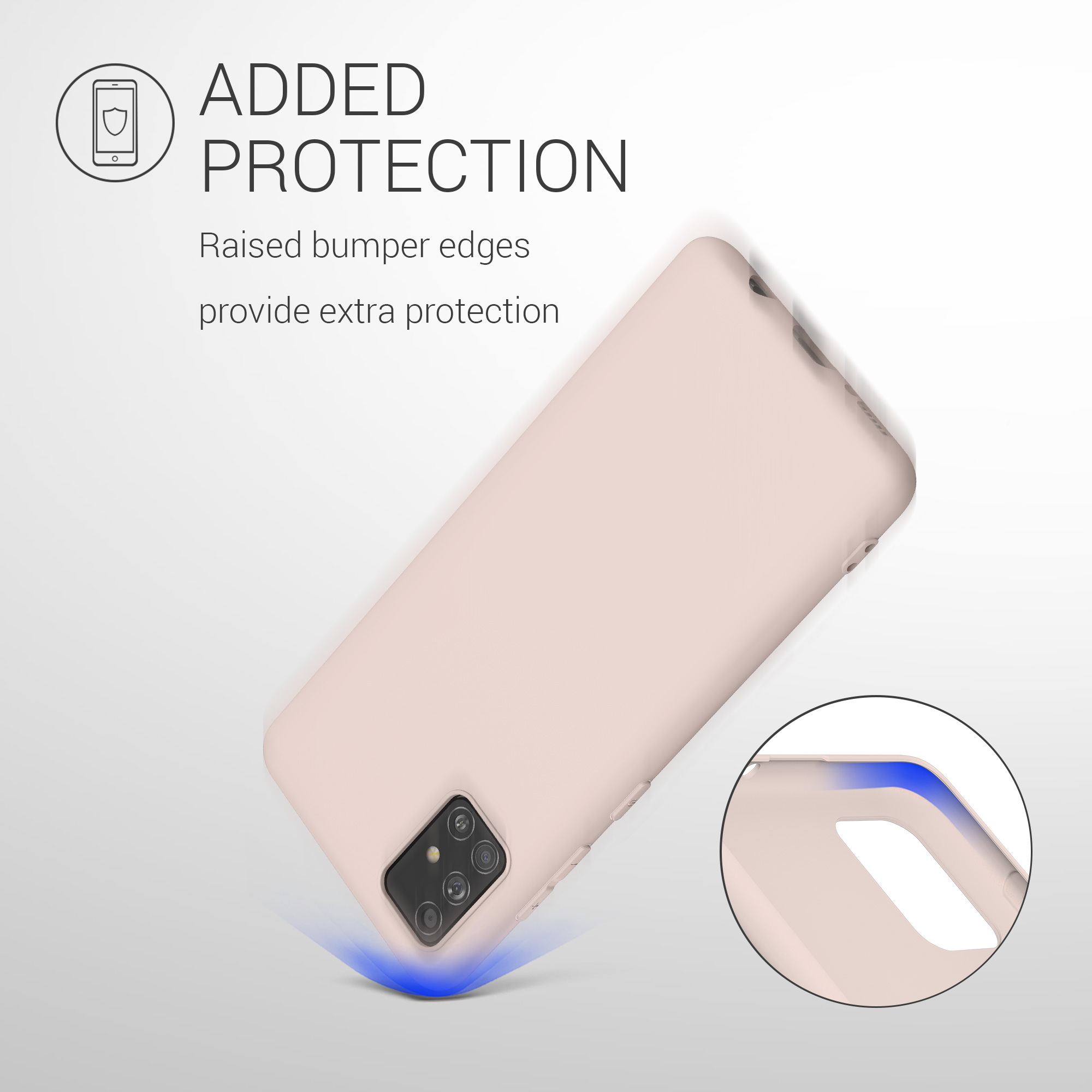 Kryt na mobil Samsung Galaxy A51 kwmobile TPU Kokosový vír