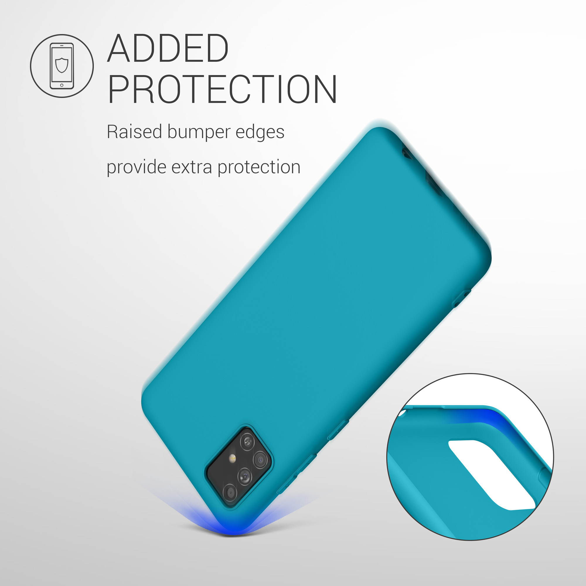 Kryt na mobil Samsung Galaxy A51 kwmobile TPU Chladný ledovec