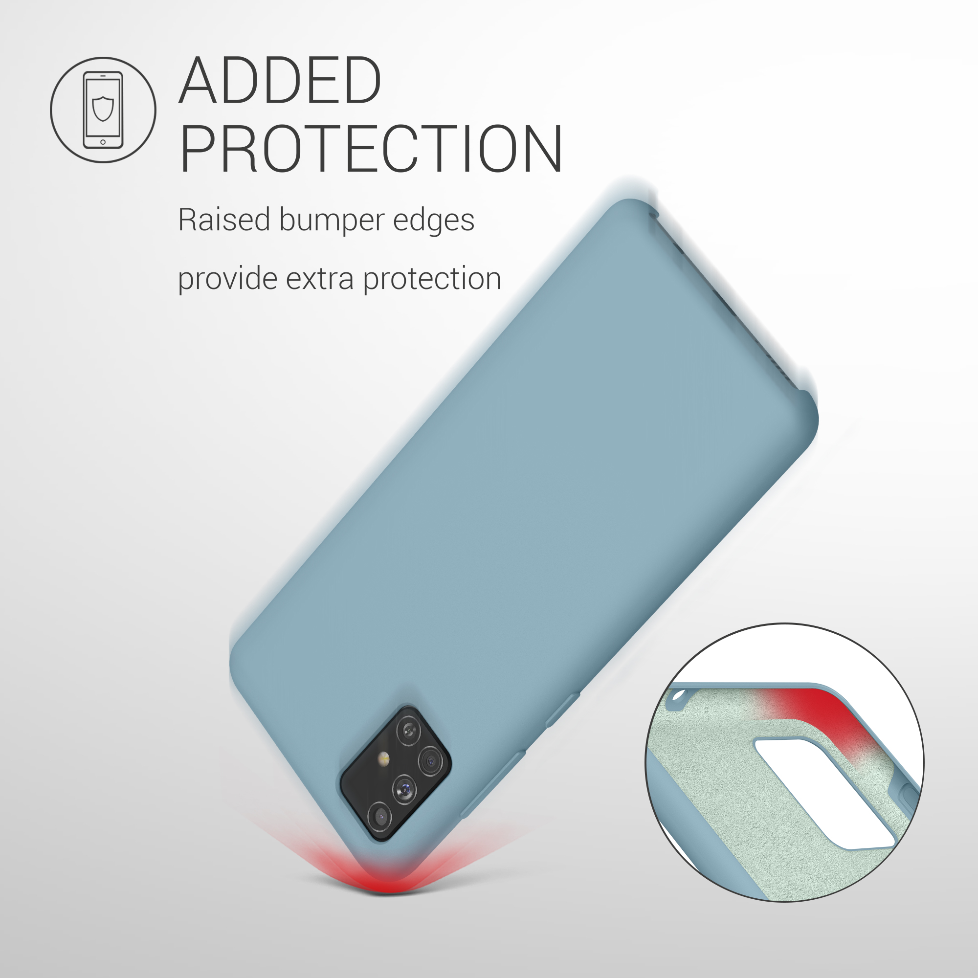 Kryt na mobil Samsung Galaxy A51 kwmobile TPU Antický kámen