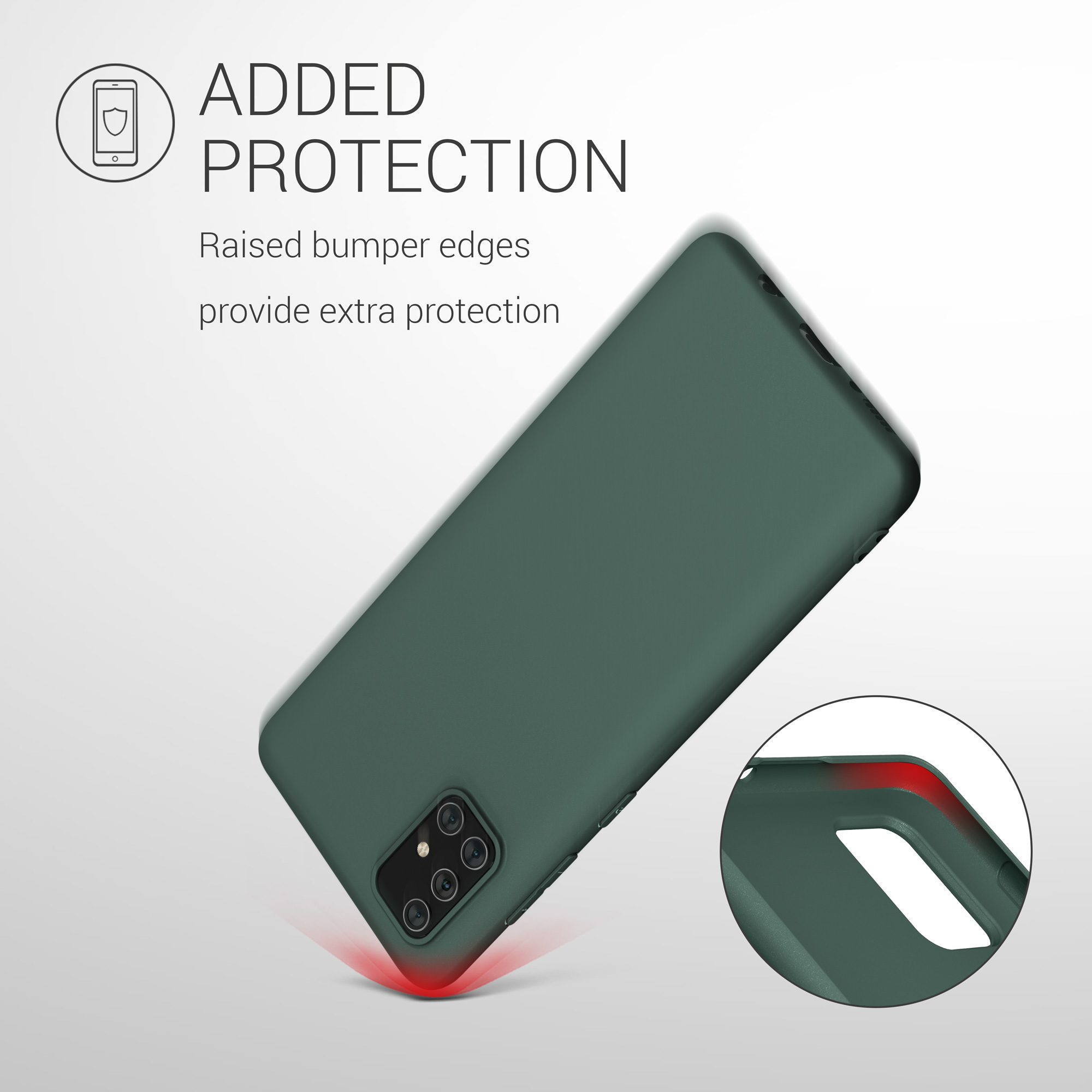 Kryt na mobil Samsung Galaxy A71 kwmobile TPU modrý