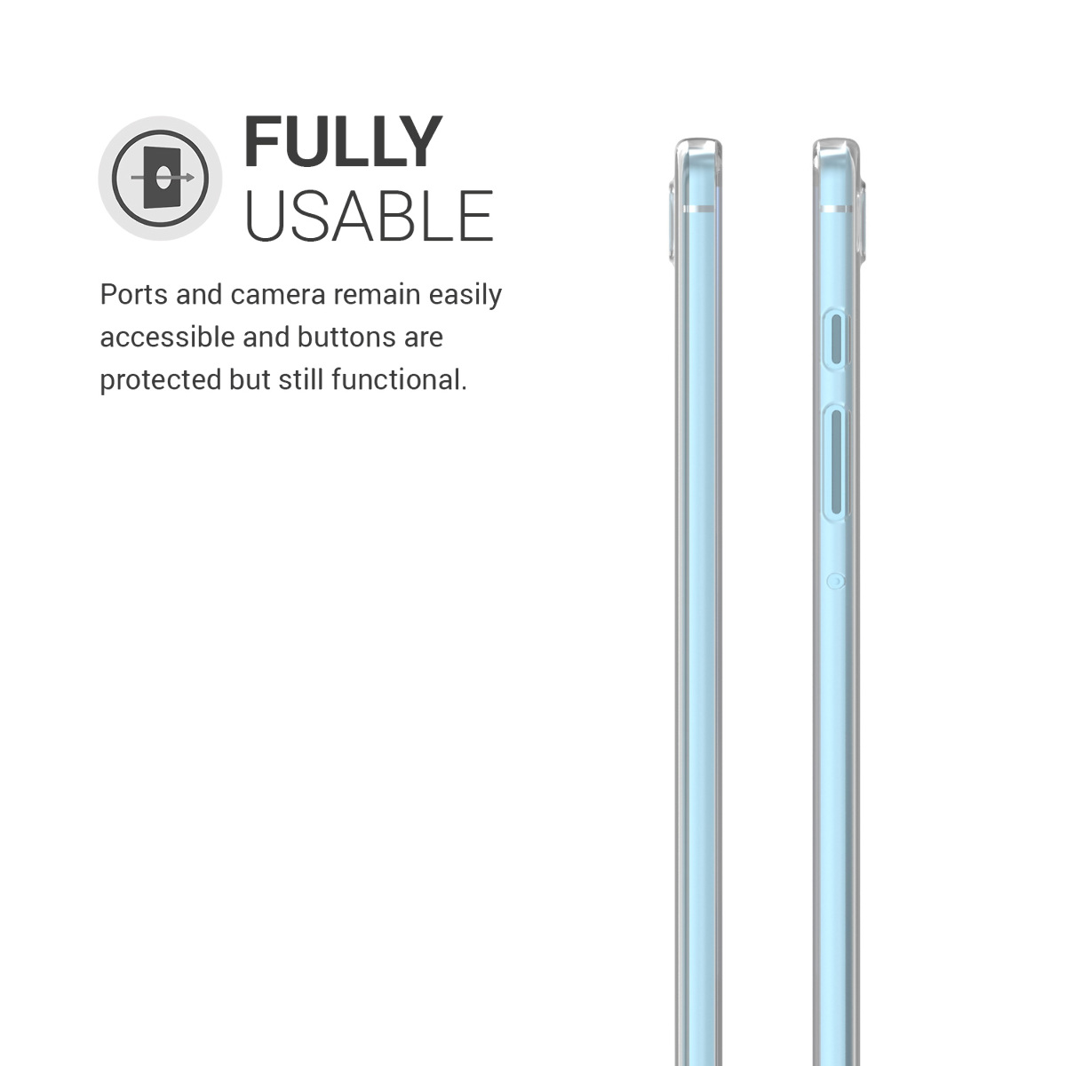 Zadní obal na tablet Galaxy Tab S6 Lite (2024/2022/2020) kwmobile transparentní
