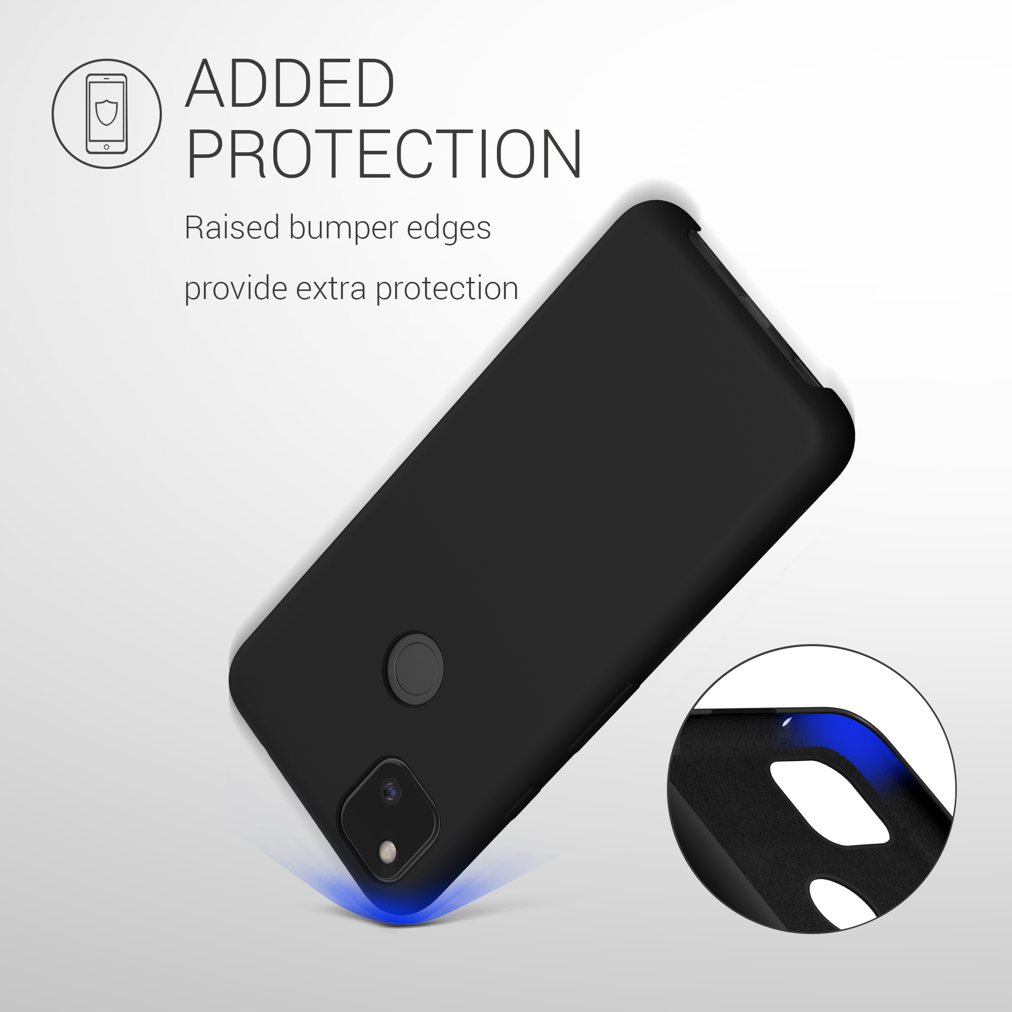 Pouzdro pro Google Pixel 4a kwmobile silikonové - černá