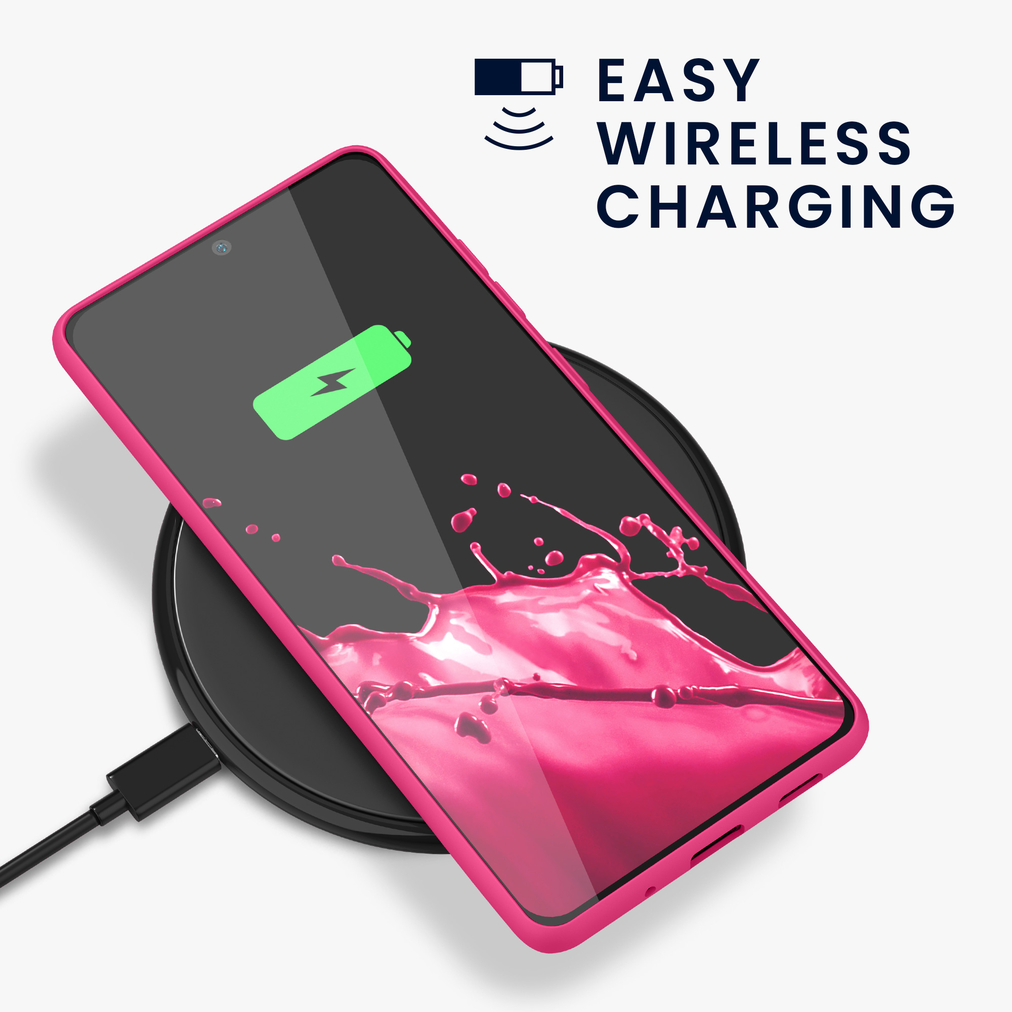 Kryt na mobil Samsung Galaxy S20 FE kwmobile TPU neonově růžový