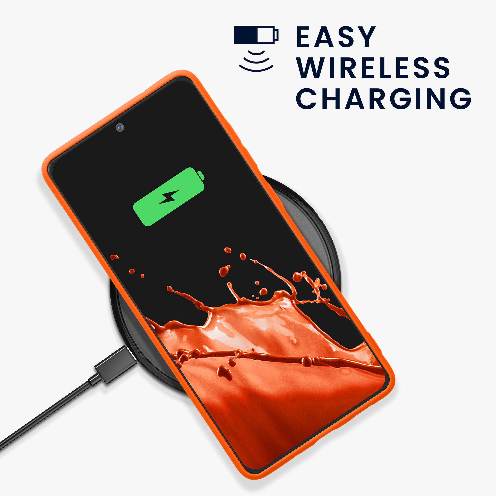 Kryt na mobil Samsung Galaxy S20 FE kwmobile TPU Neon Orange