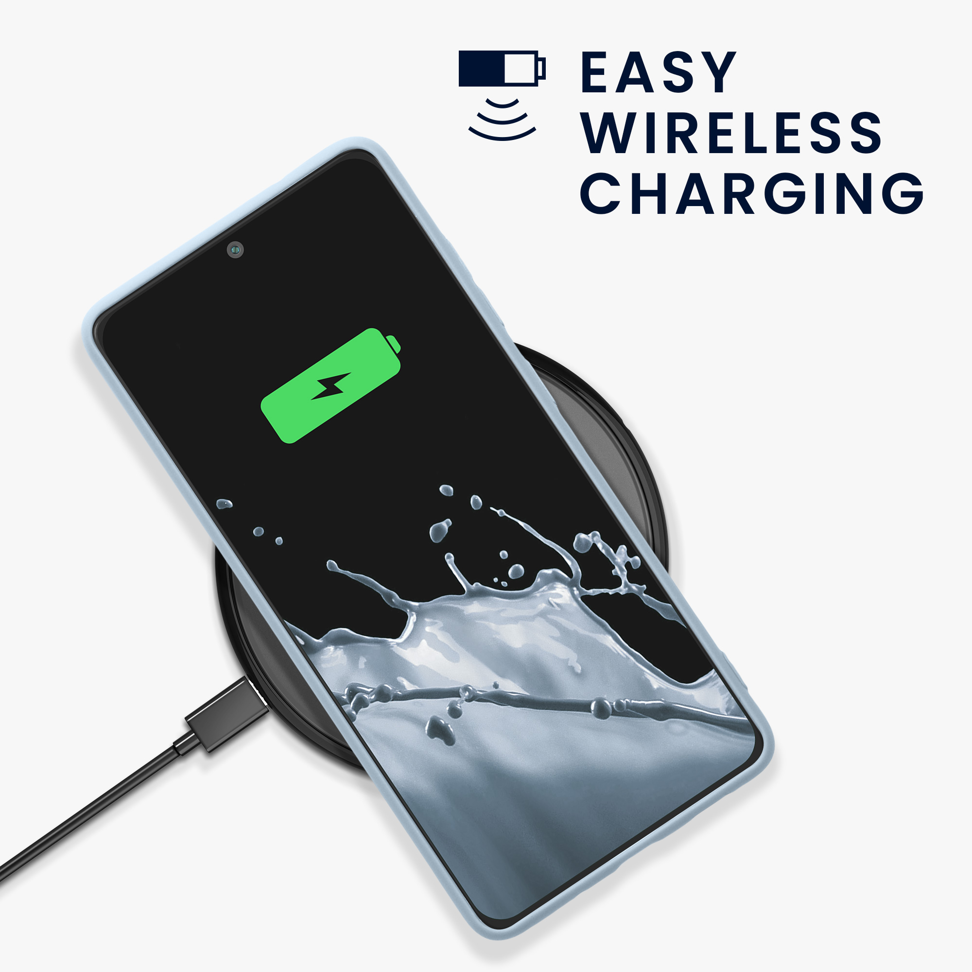 Kryt na mobil Samsung Galaxy S20 FE kwmobile TPU matně světle modrý