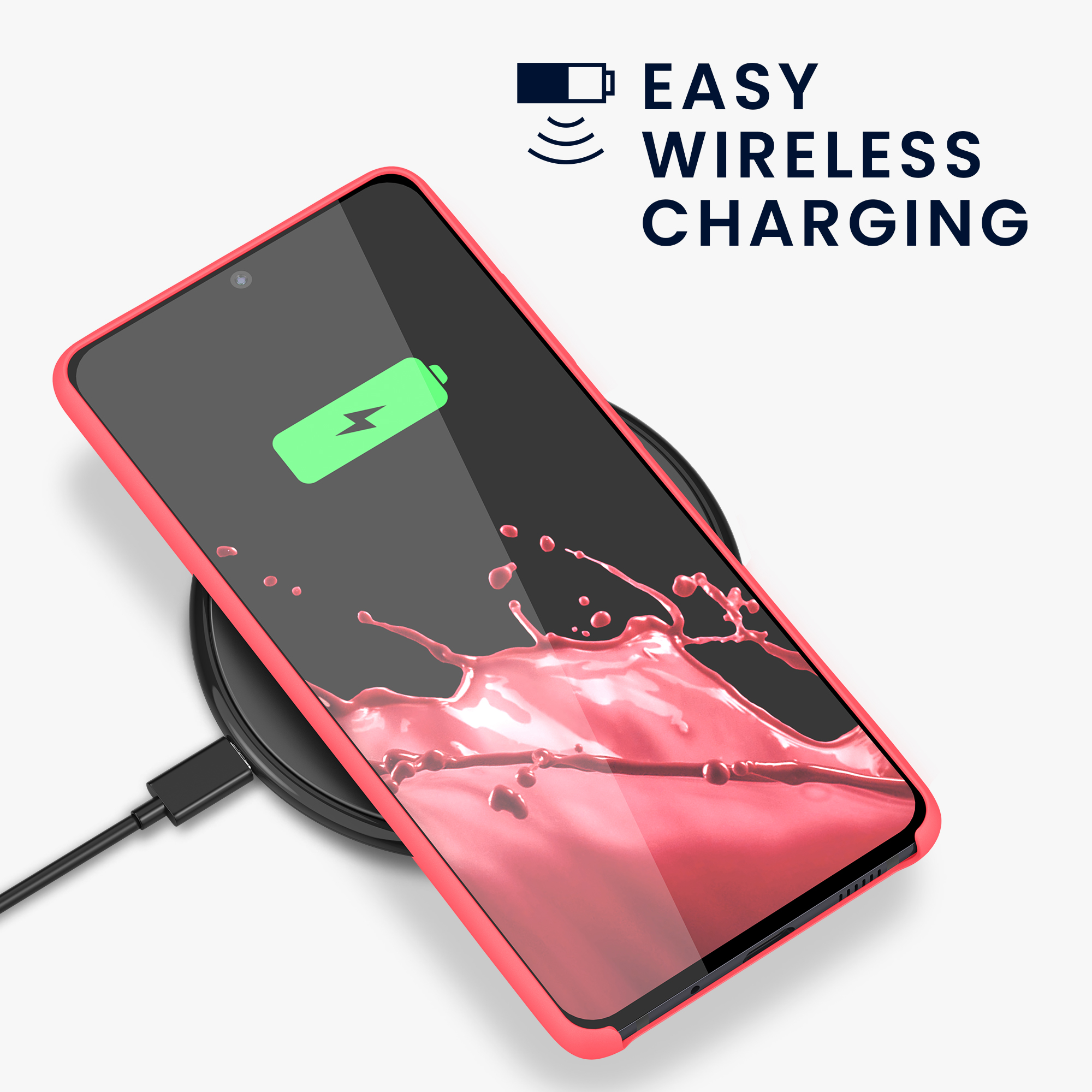 Kryt na mobil Samsung Galaxy S20 FE kwmobile TPU neonově korálový