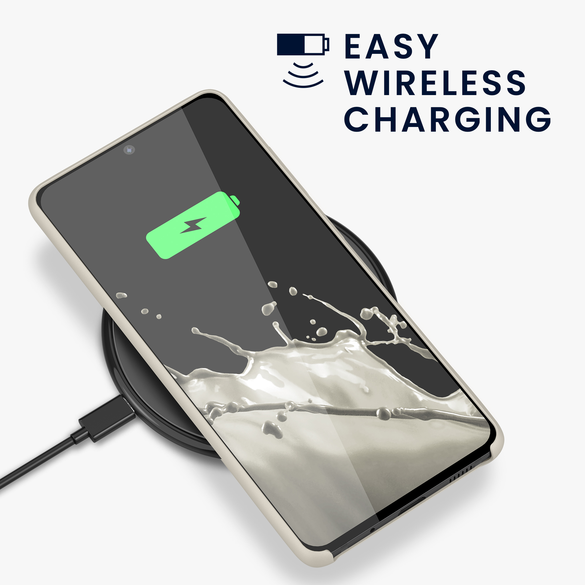 Kryt na mobil Samsung Galaxy S20 FE kwmobile TPU matně krémový
