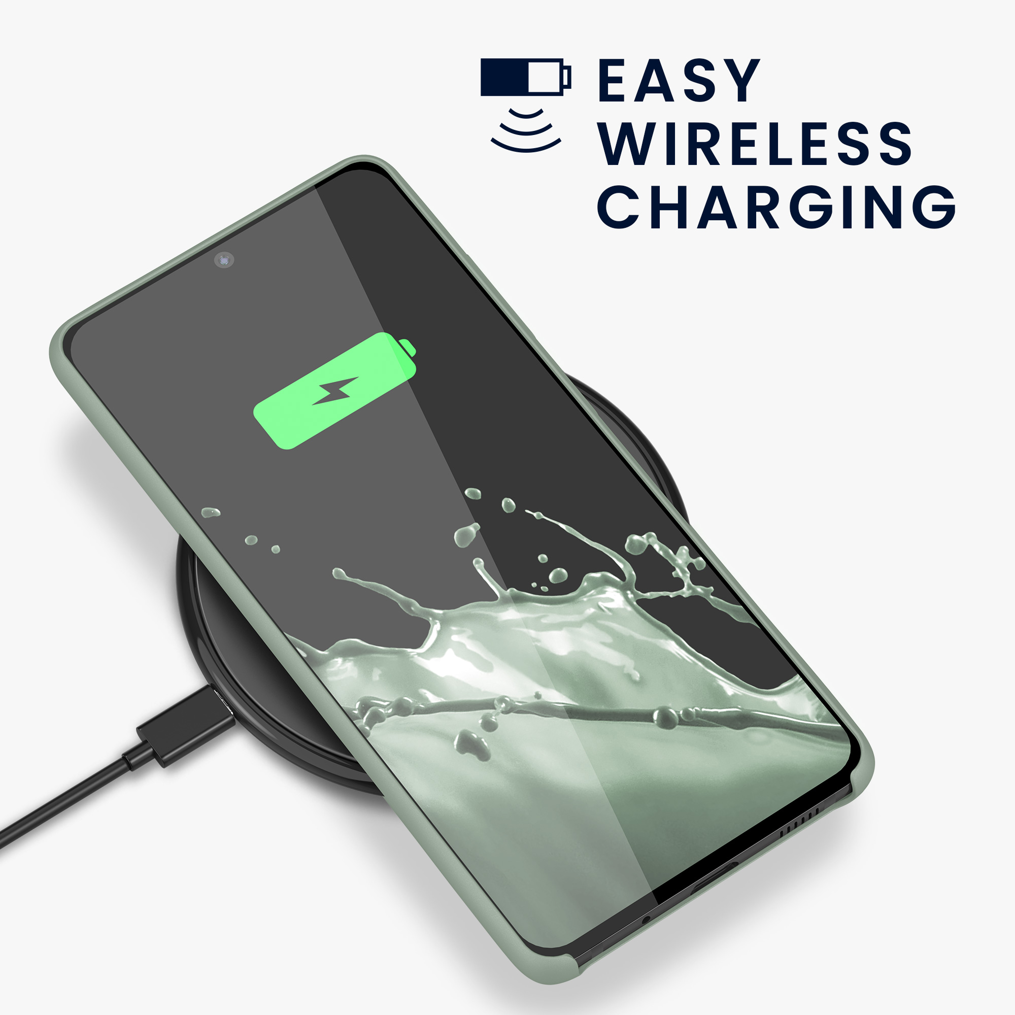 Kryt na mobil Samsung Galaxy S20 FE kwmobile TPU šedozelený