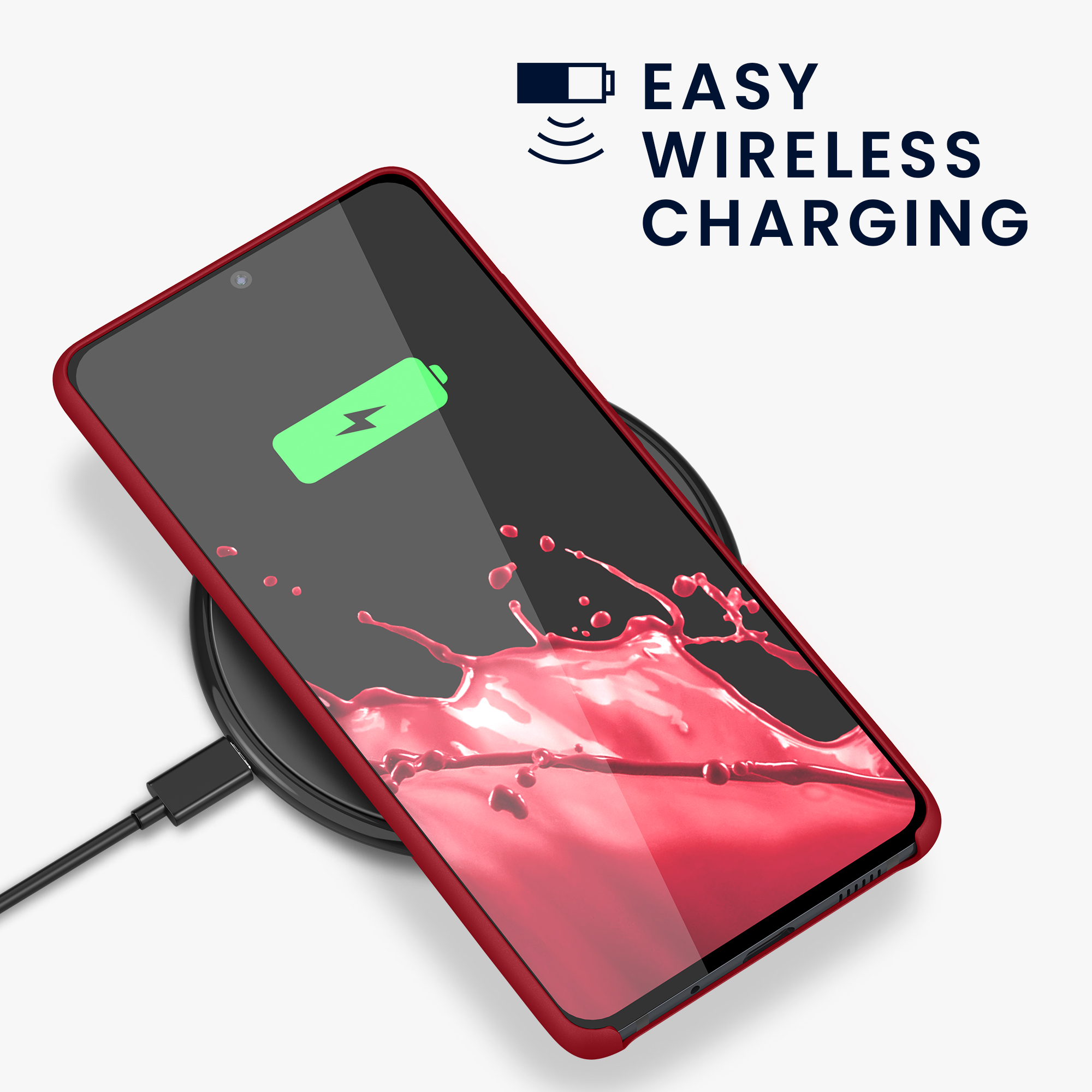 Kryt na mobil Samsung Galaxy S20 FE kwmobile TPU klasicky červený