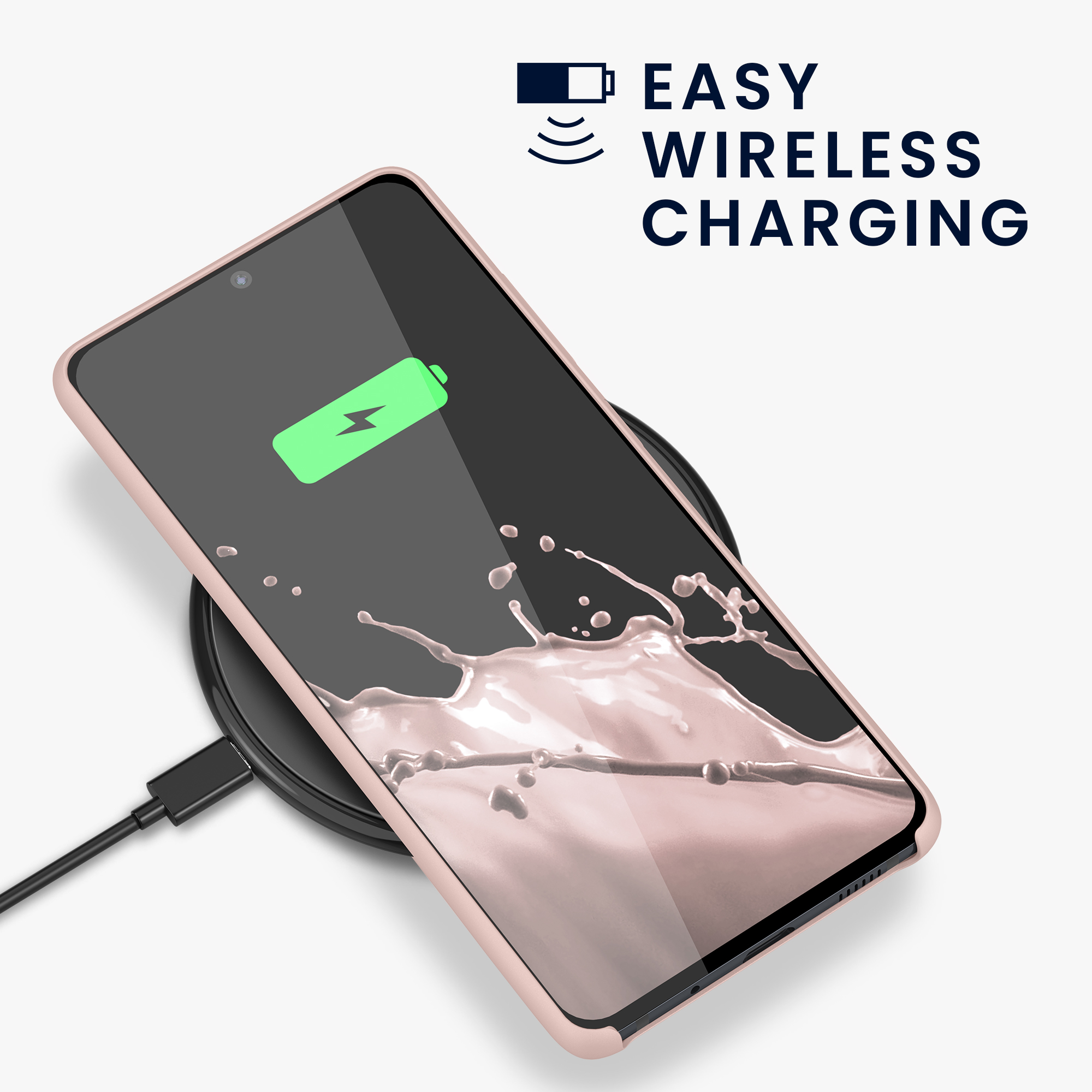 Kryt na mobil Samsung Galaxy S20 FE kwmobile TPU matně starorůžový