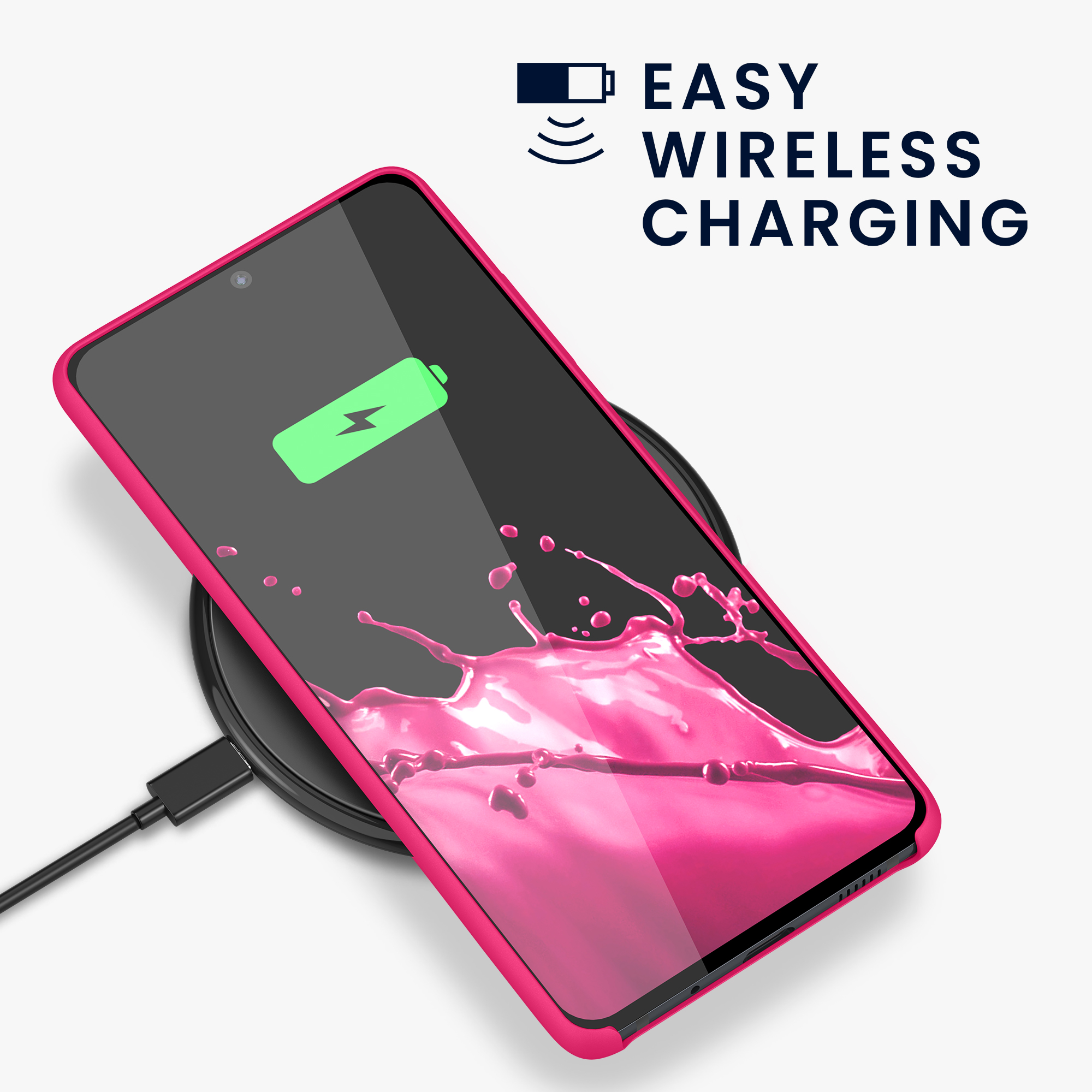 Kryt na mobil Samsung Galaxy S20 FE kwmobile TPU neonově růžový